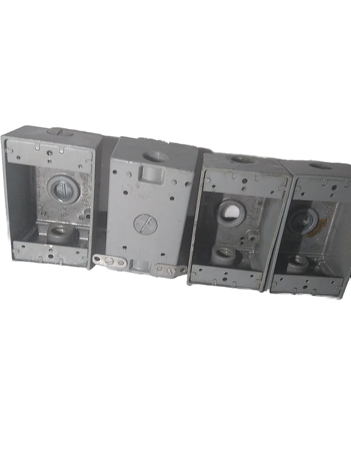 4 x Electrical Boxes. Red Dot 1506216  19.0 Cu in Wet Location 1/2"
