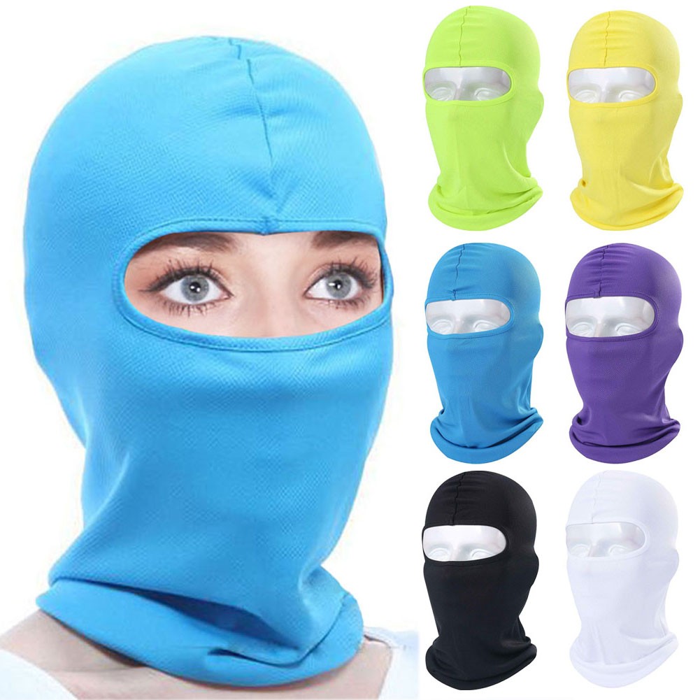 Balaclava Full Face Mask UV Protection Ski Sun Hood Tactical Masks for Men Women
