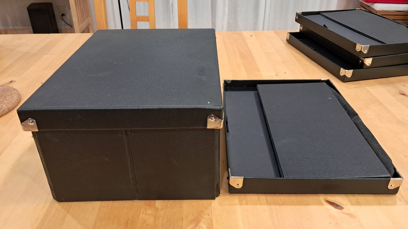 Pop n' Store Collapsible Storage Box with Lid - PNS04LSBK