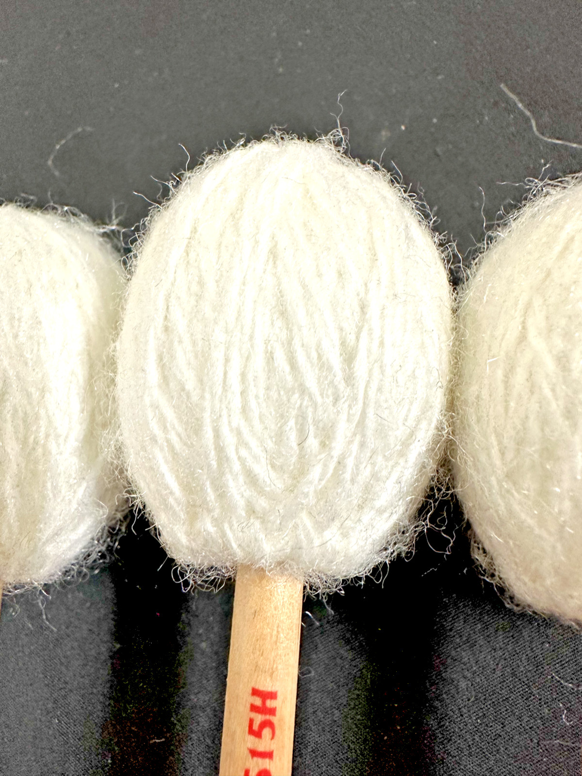 Malletech LS15H Marimba Mallets, Med-Soft to Hard, 2 Pairs/4 Mallets-NEAR MINT