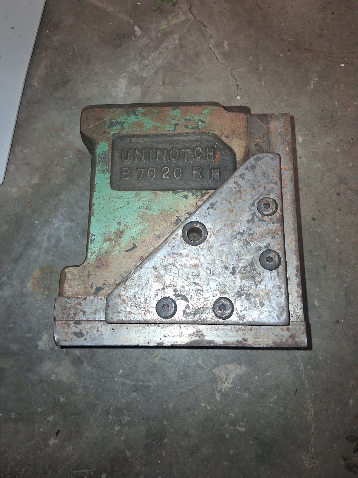 Used Unipunch Uninotch B-7020-RH 5" X 5" Corner Notcher Press Brake