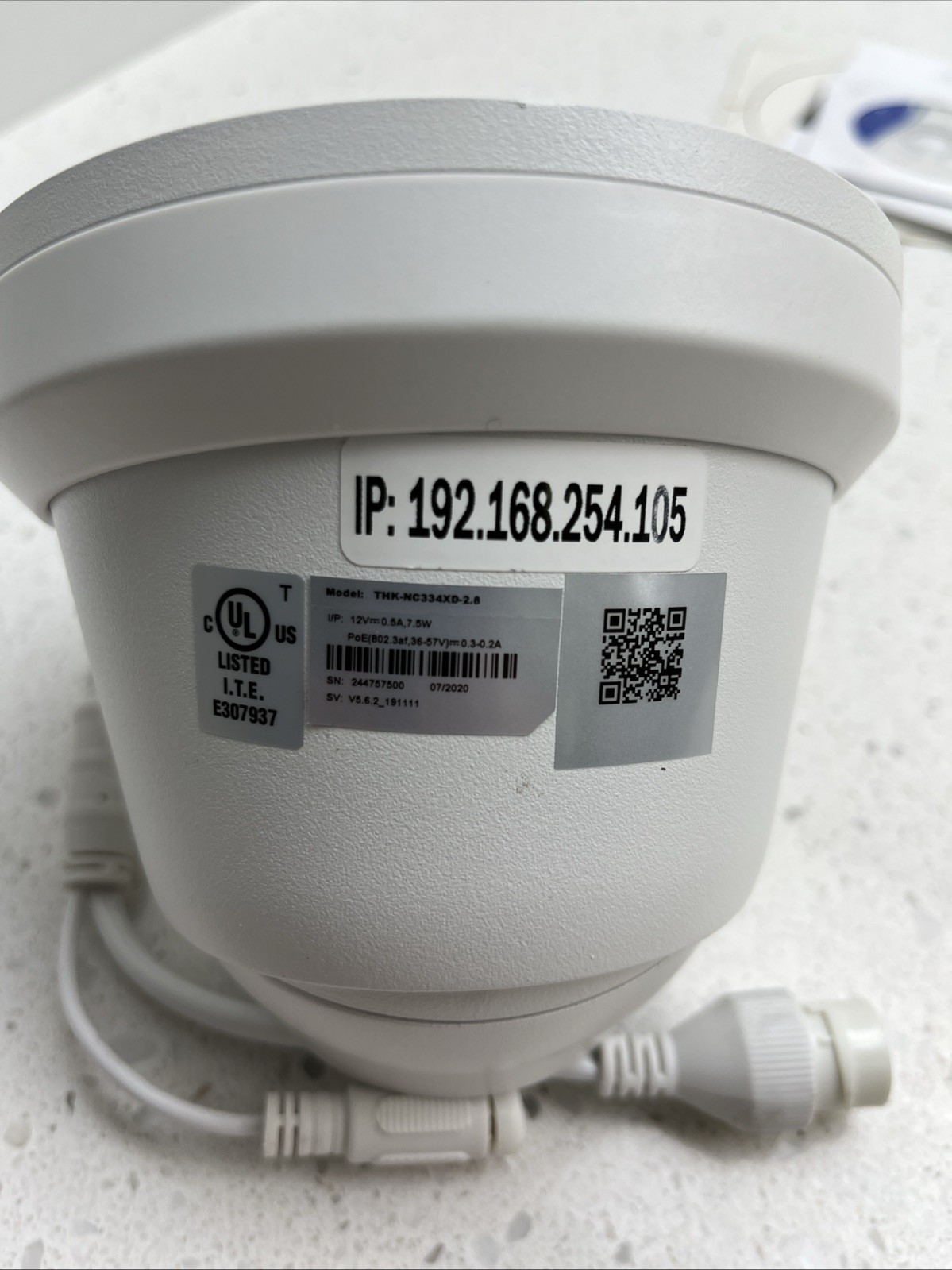 THK-NC334XD-2.8 FIXED TURRET NETWORK CAMERA 2.8mm