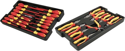 Wiha 32989 28 Piece Insulated Pliers-Cutters And Screwdriver Set