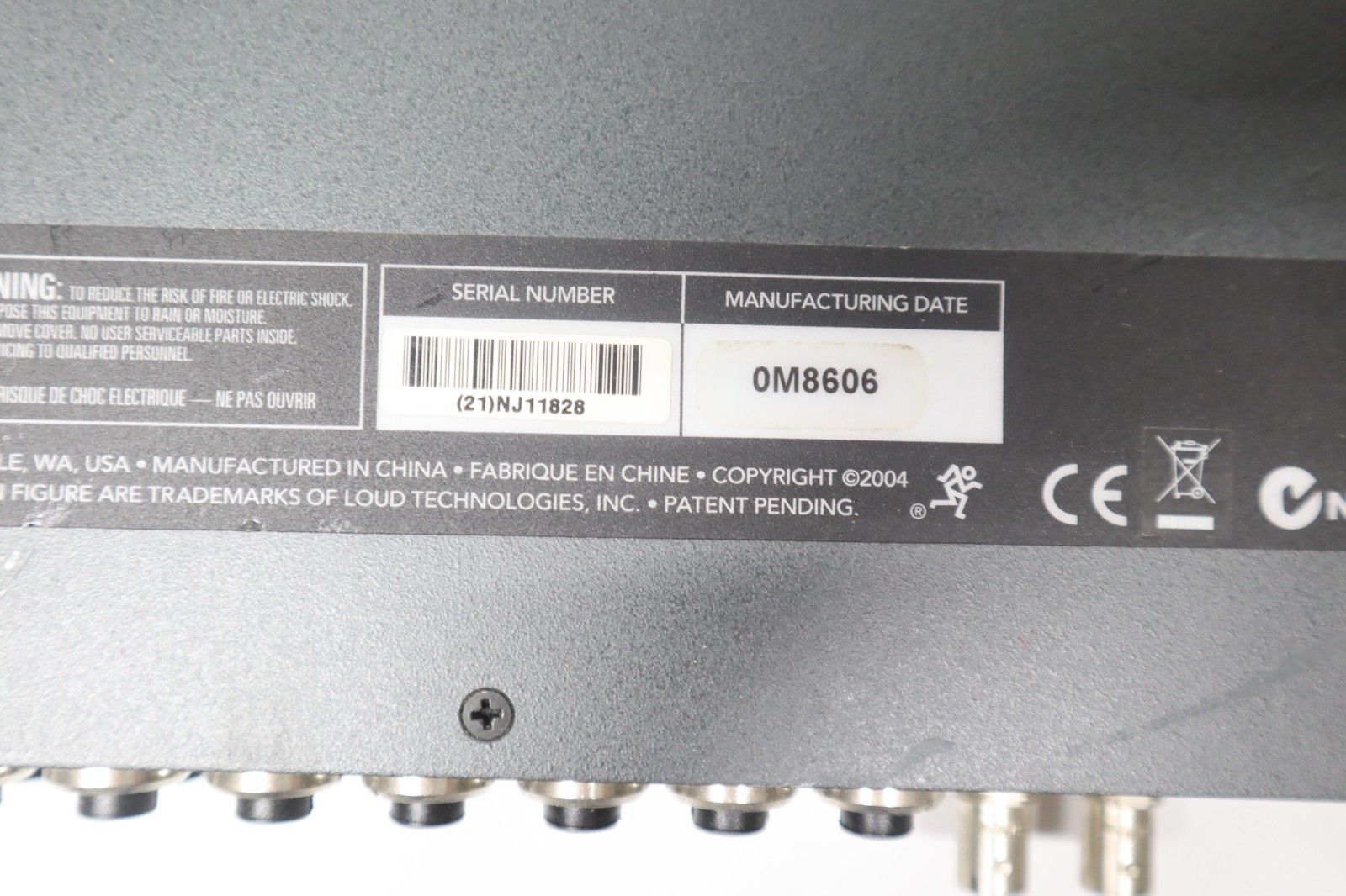 Mackie Onyx 400F Firewire Audio Computer Recording Mic Preamp Interface