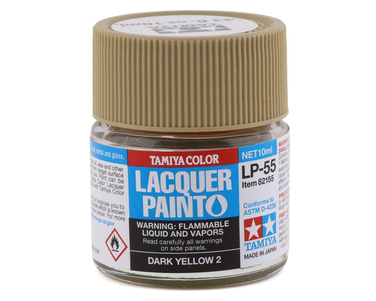 Tamiya 82155 Lacquer Paint LP-55 Dark Yellow 2 10ml Bottle