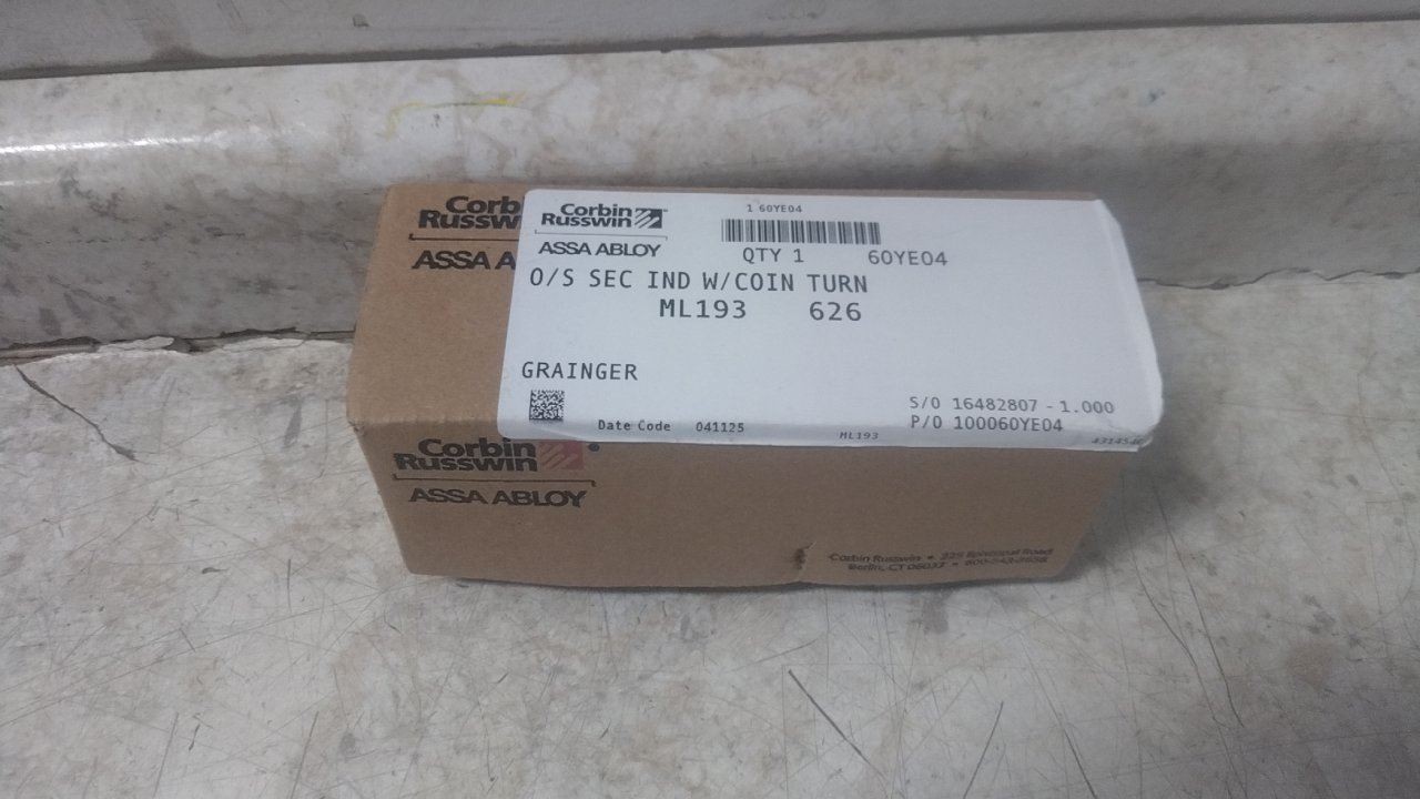 Corbin ML193 V20 26D 2-3/8 In Overall Width Mechanical Exit Device Trim