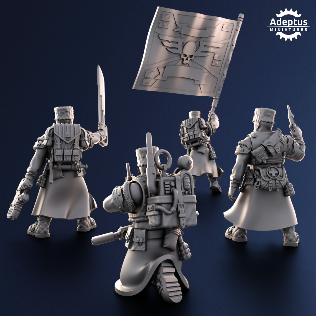 Command Squad - Coldreach Regiment - Set of 4