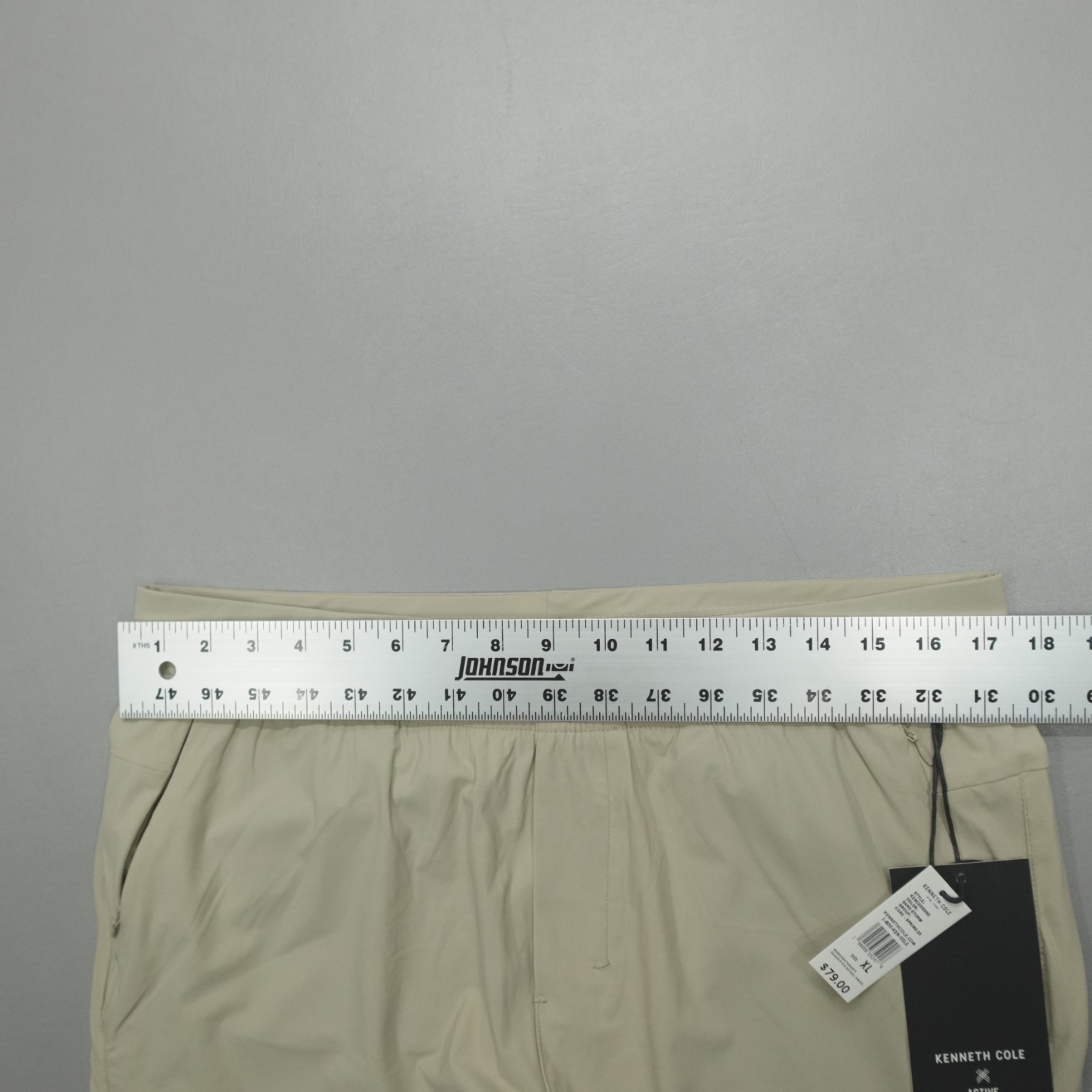 Kenneth Cole Active Tech Jogger Ankle Zip DWR Lightweight Reflective Sandstorm