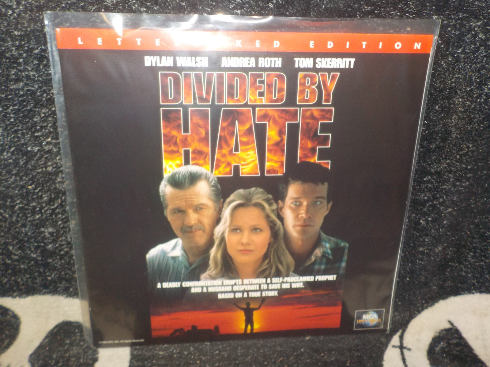 Divided By Hate Letterbox Laserdisc LD Dylan Walsh Tom Skerritt Free Ship $50