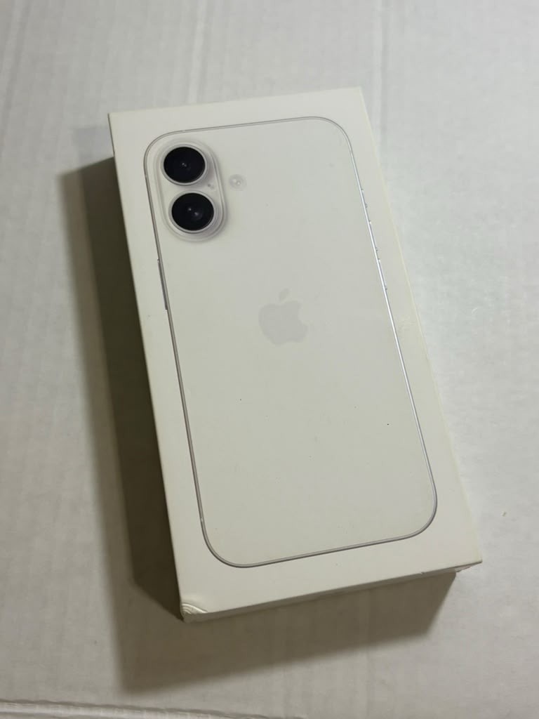 Apple iPhone 16 White BOX ONLY