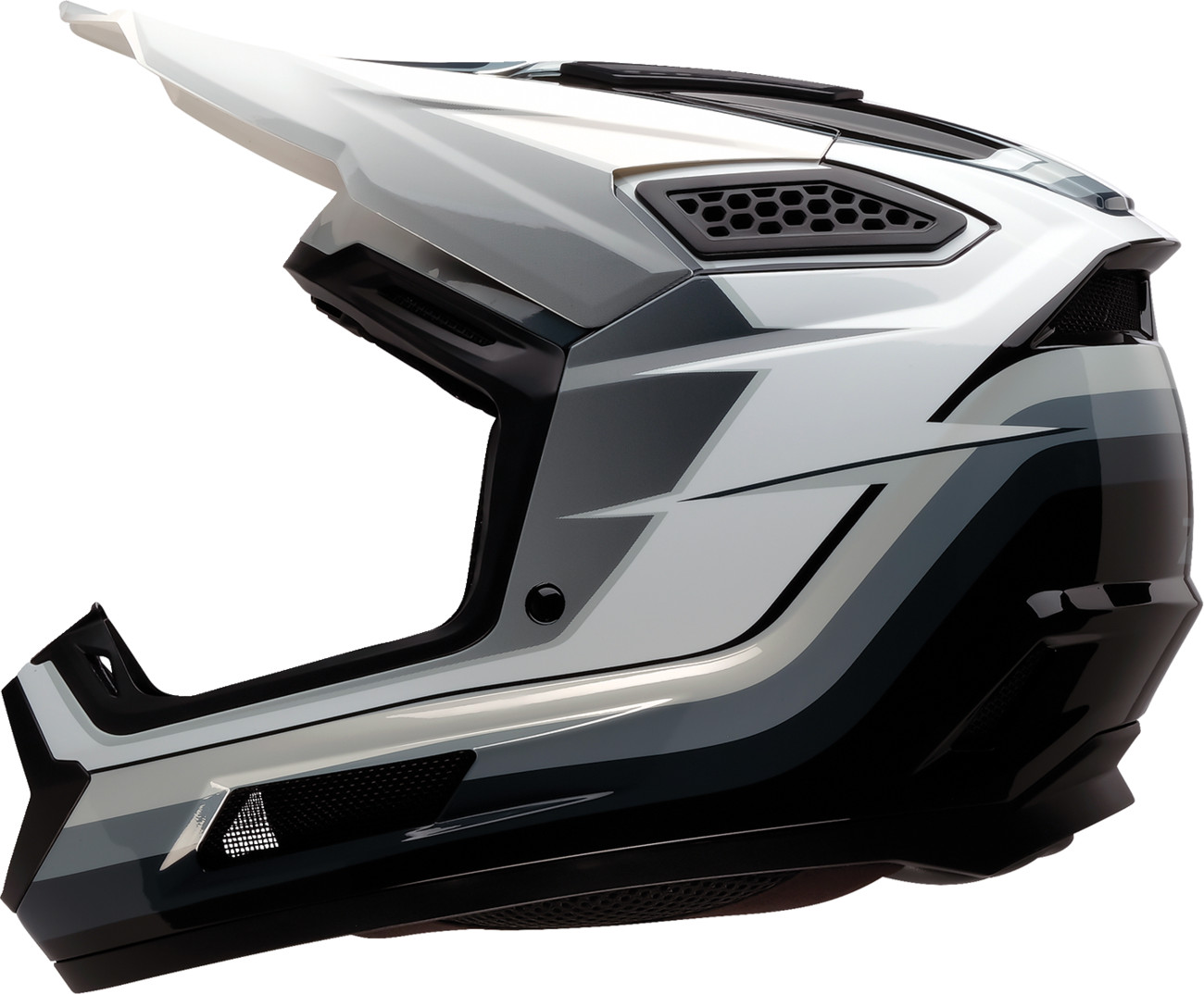Z1R Dirt Maxx Helmet - Vortex - Black/White/Gray - 2XL 0110-9351