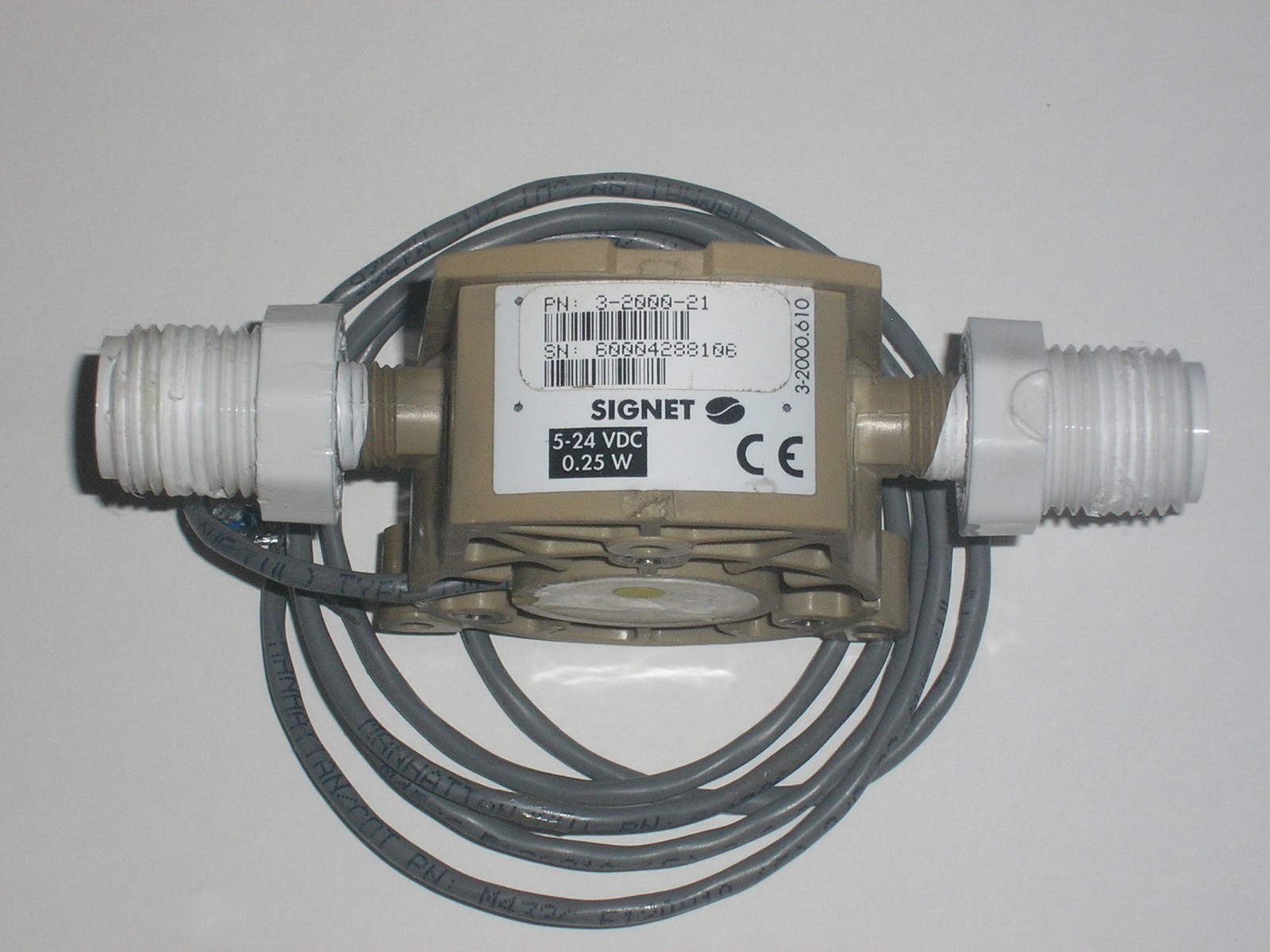 GF Georg Fischer Signet Type 2000 Micro Flow Sensor, 3-2000-21 Tested Working 