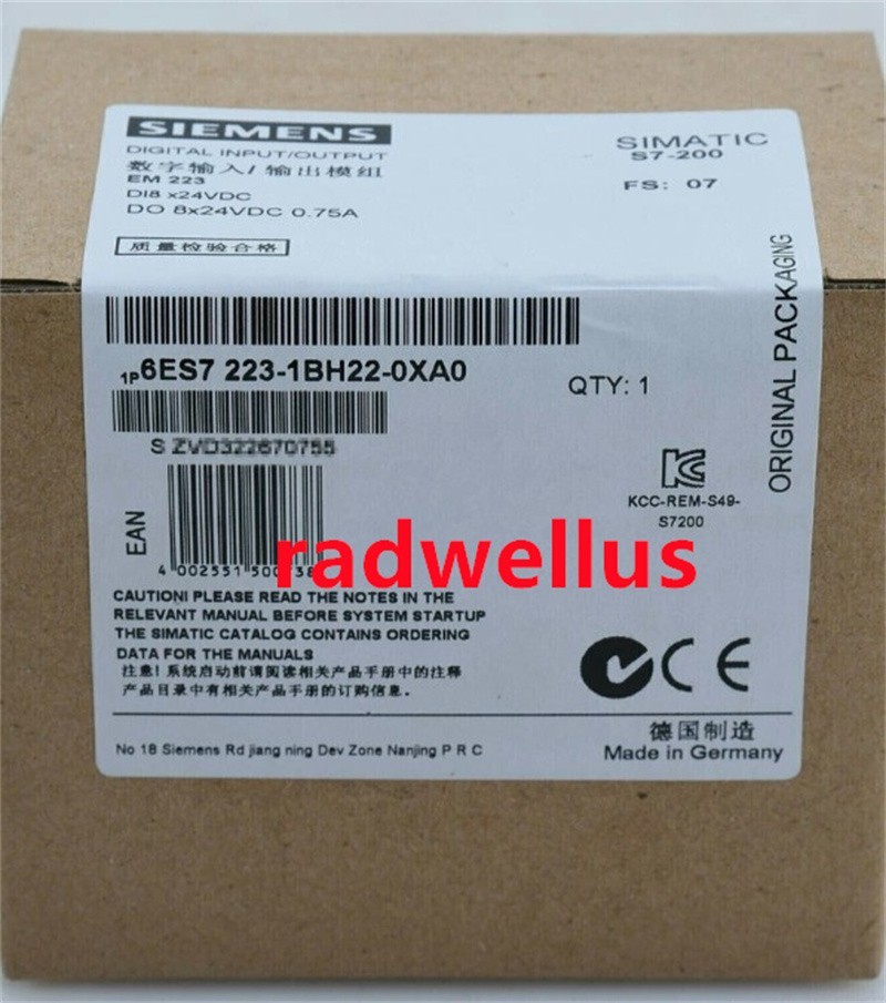 NEW IN BOX SIEMENS 6ES7 223-1BH22-0XA0  6ES7223-1BH22-0XA0