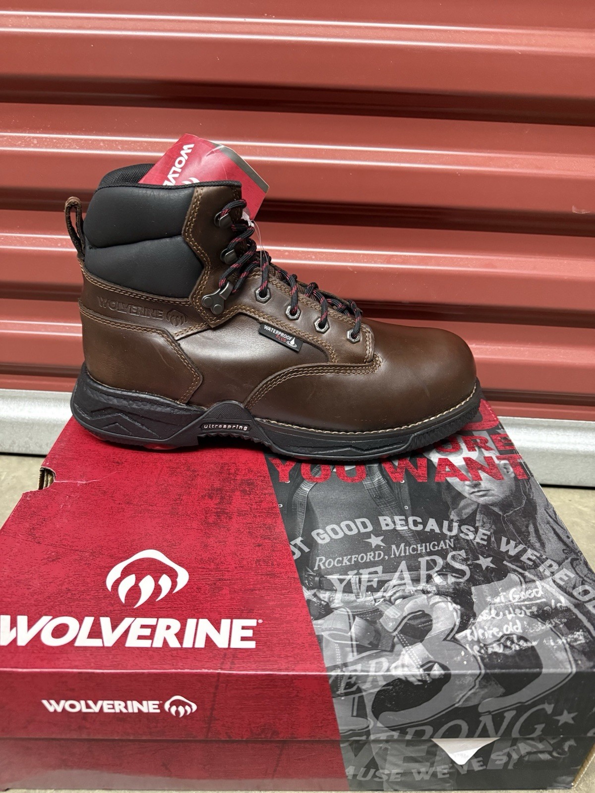 NEW Wolverine W221011 Men's HC Fuse Durashocks CarbonMAX Toe 6" Work Boots
