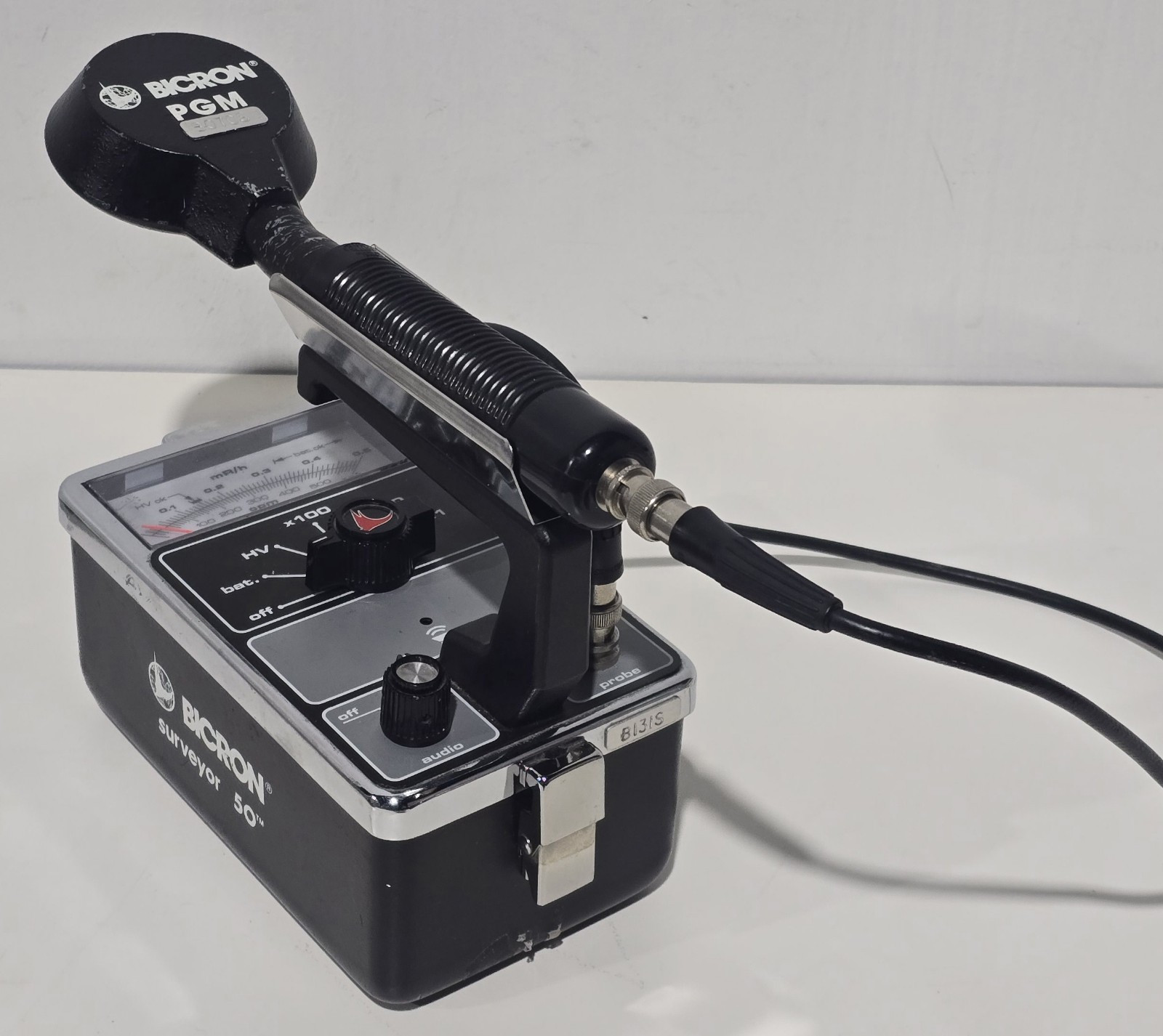 Bicron Surveyor 50 mR/h cpm Survey Meter with PGM GM Detector