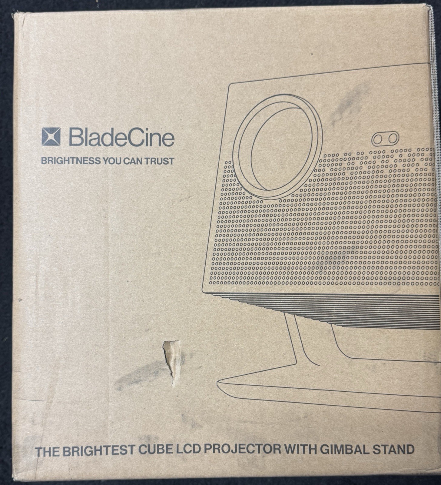 BladeCine Cube 600 Smart LCD Gimbal Stand Projector, Cube 600 Model