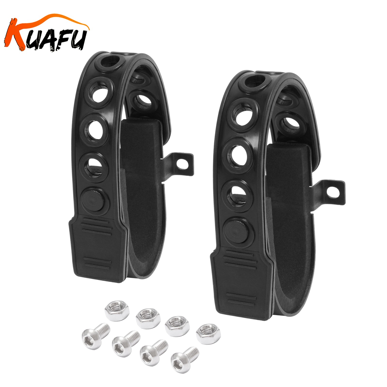 2PC Gun Rack Shotgun Hook Rifle Hanger Firearm WallMount Holder MOLLE Compatible
