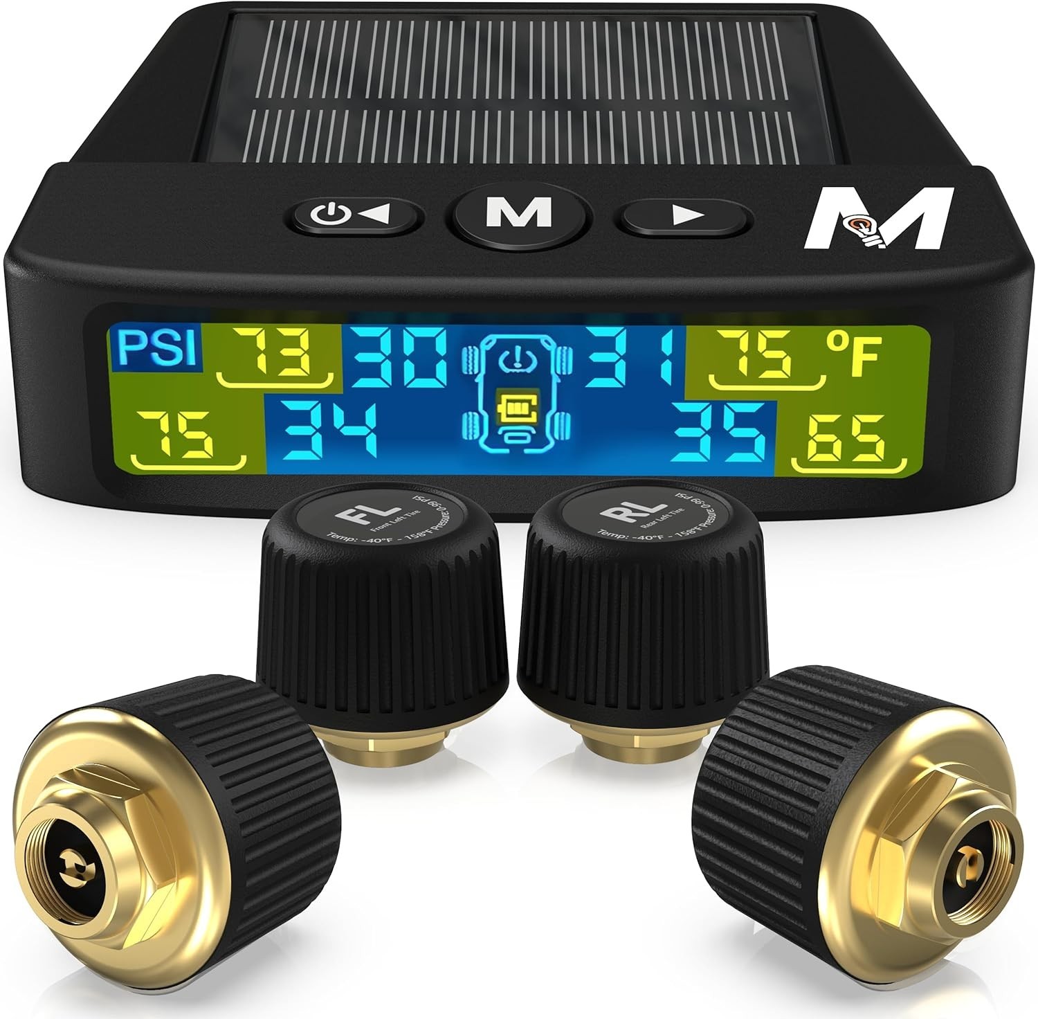 NEW MARCALA 4-Sensor Trailer Tire Pressure Monitoring System (TPMS)