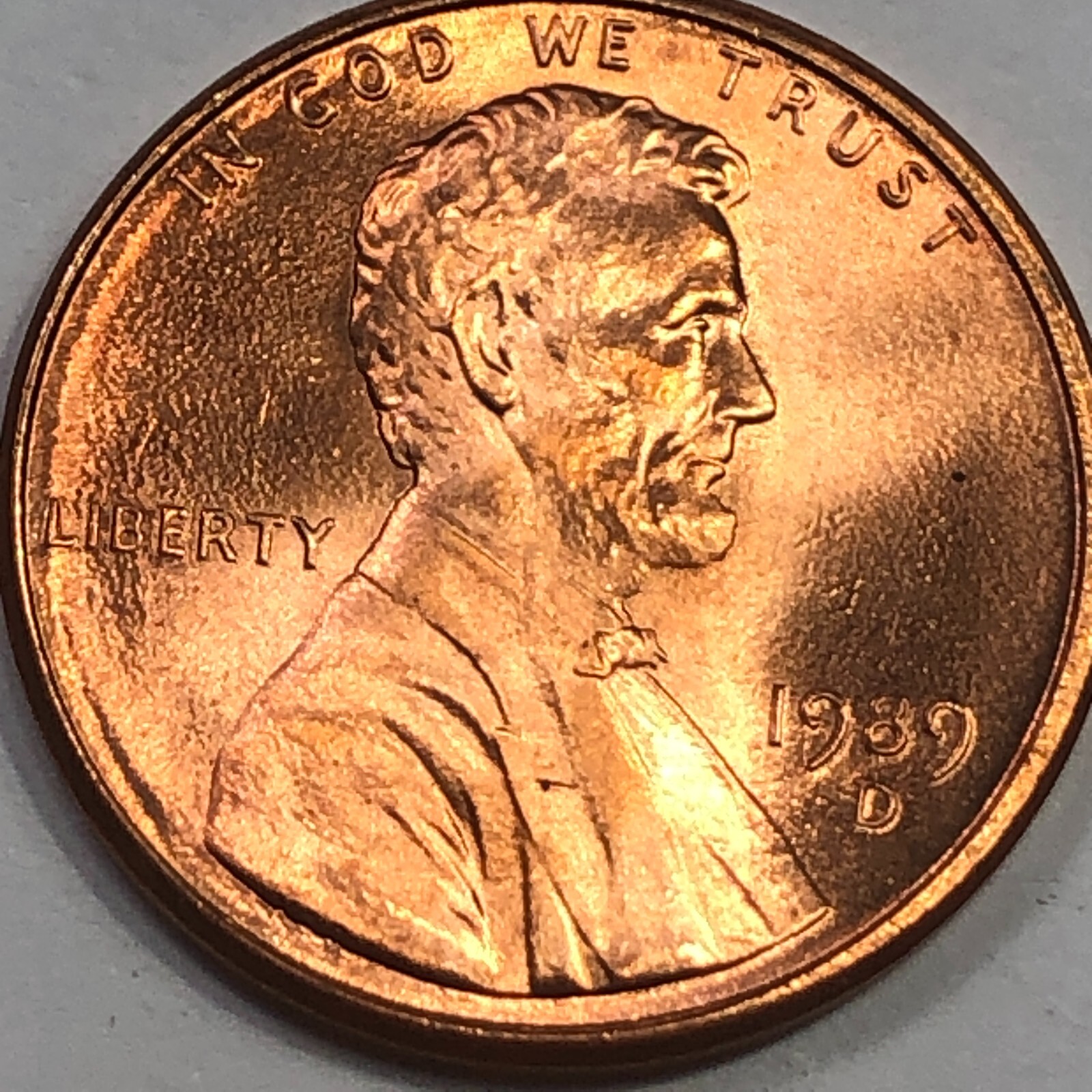 1989 P&D - Lincoln Memorial Cent Set