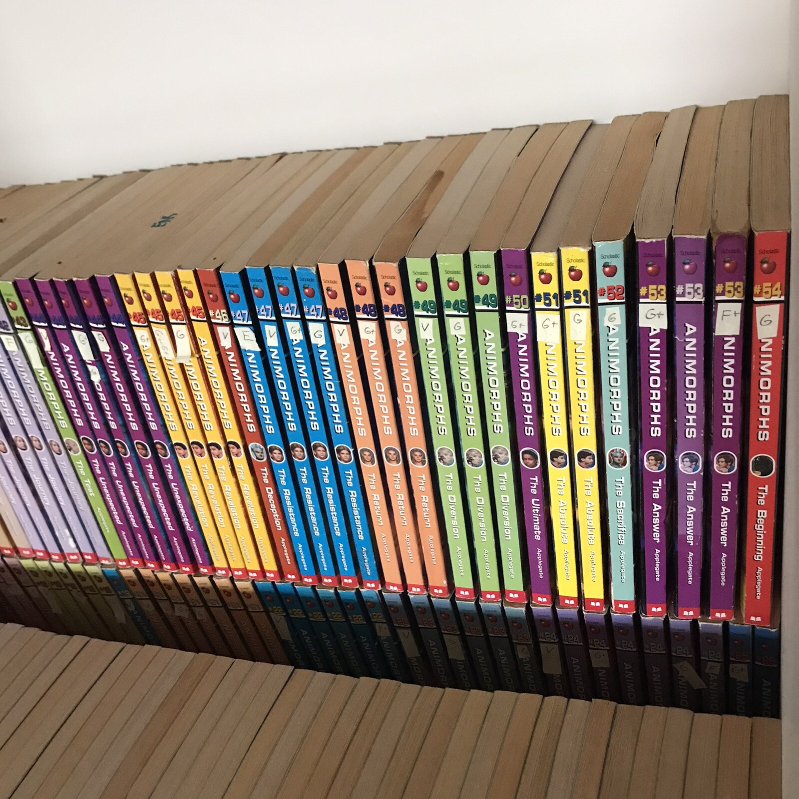 Animorphs books 1st Edition Applegate YOU PICK Complete Set 1-54 47 48 49 50 Etc