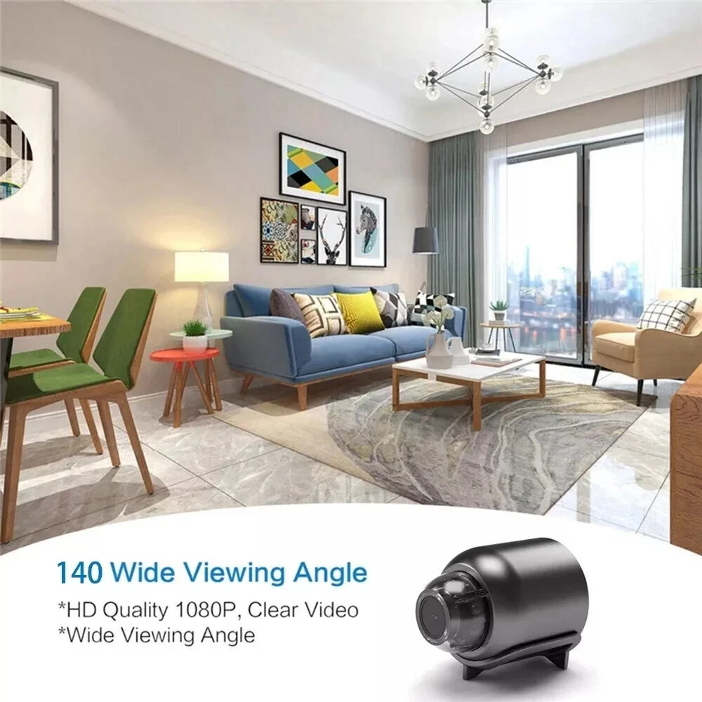 HD 1080P Mini Wife Wireless Security Camera Surveillance Tiny Cam Night Vision