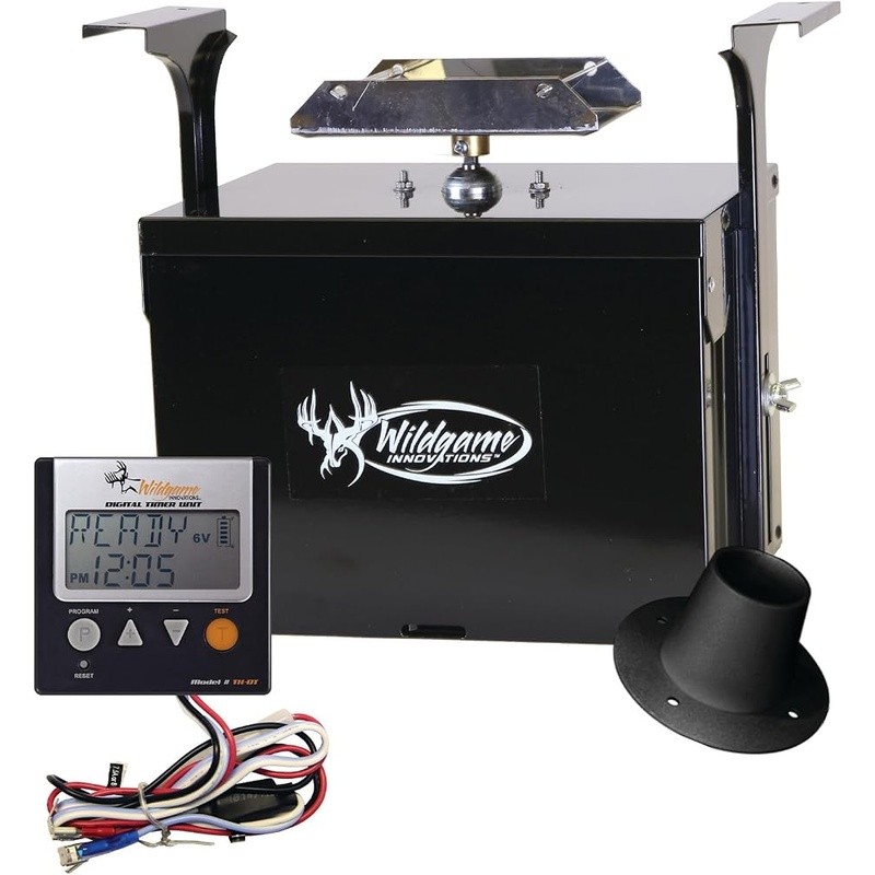 Digital Game Feeder Kit Adjustable Deer Feeder W/ Timer & Durable Design New