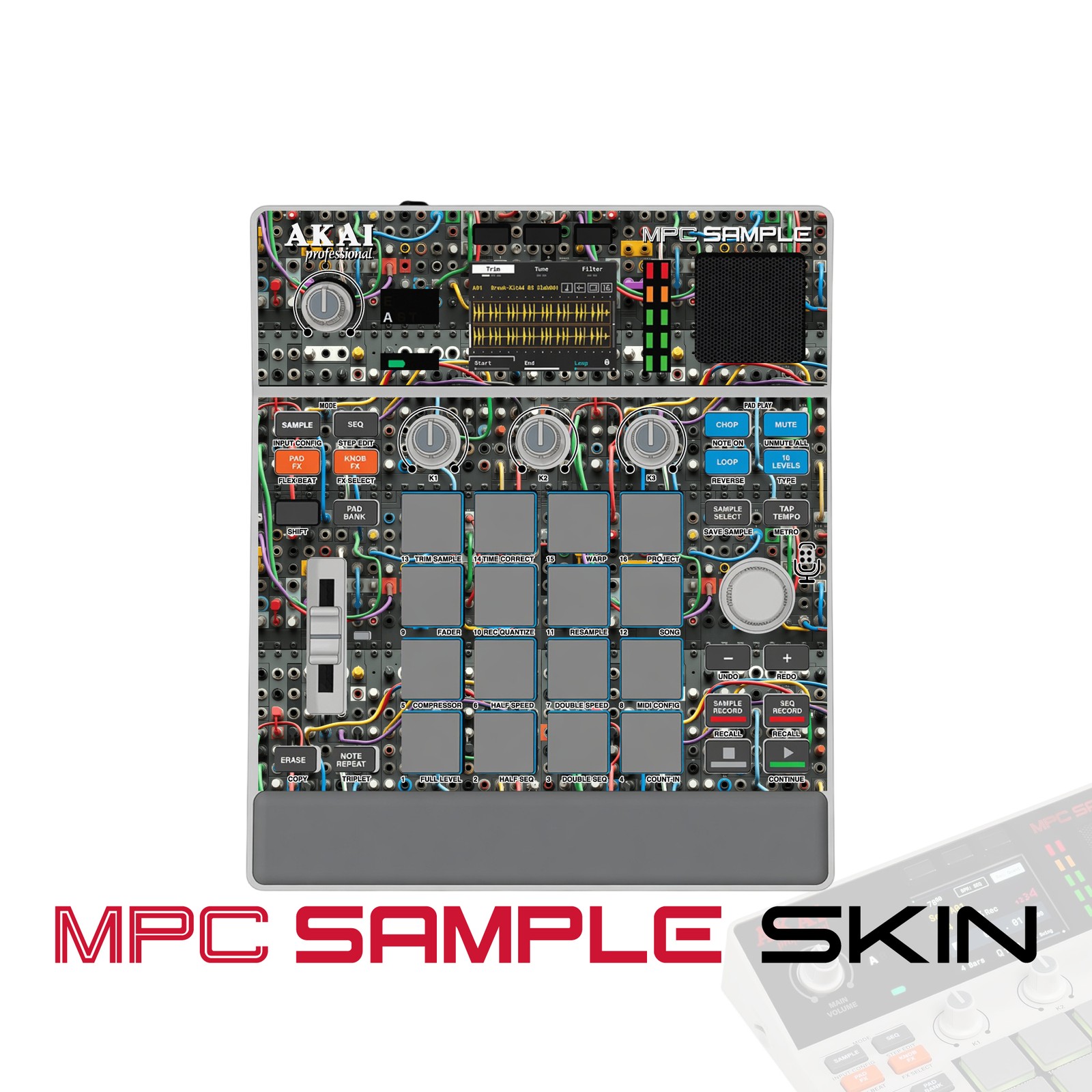 Akai MPC Sample Skin / patchwork voltage