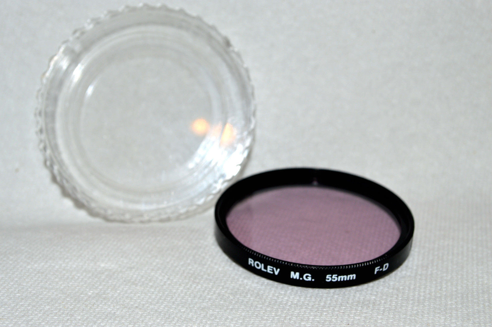 Rolev MG 55 mm F-D Screw-In Filter with Case  (N-131)