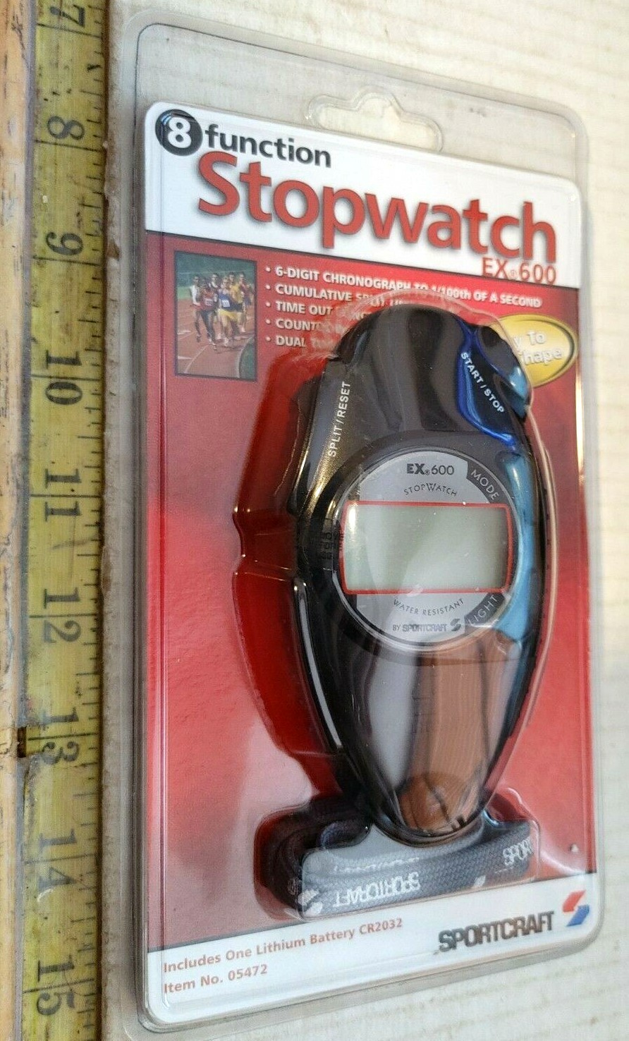 SPORTCRAFT STOPWATCH CHRONOGRAPH 8 FUNCTIONS MODEL EX 600