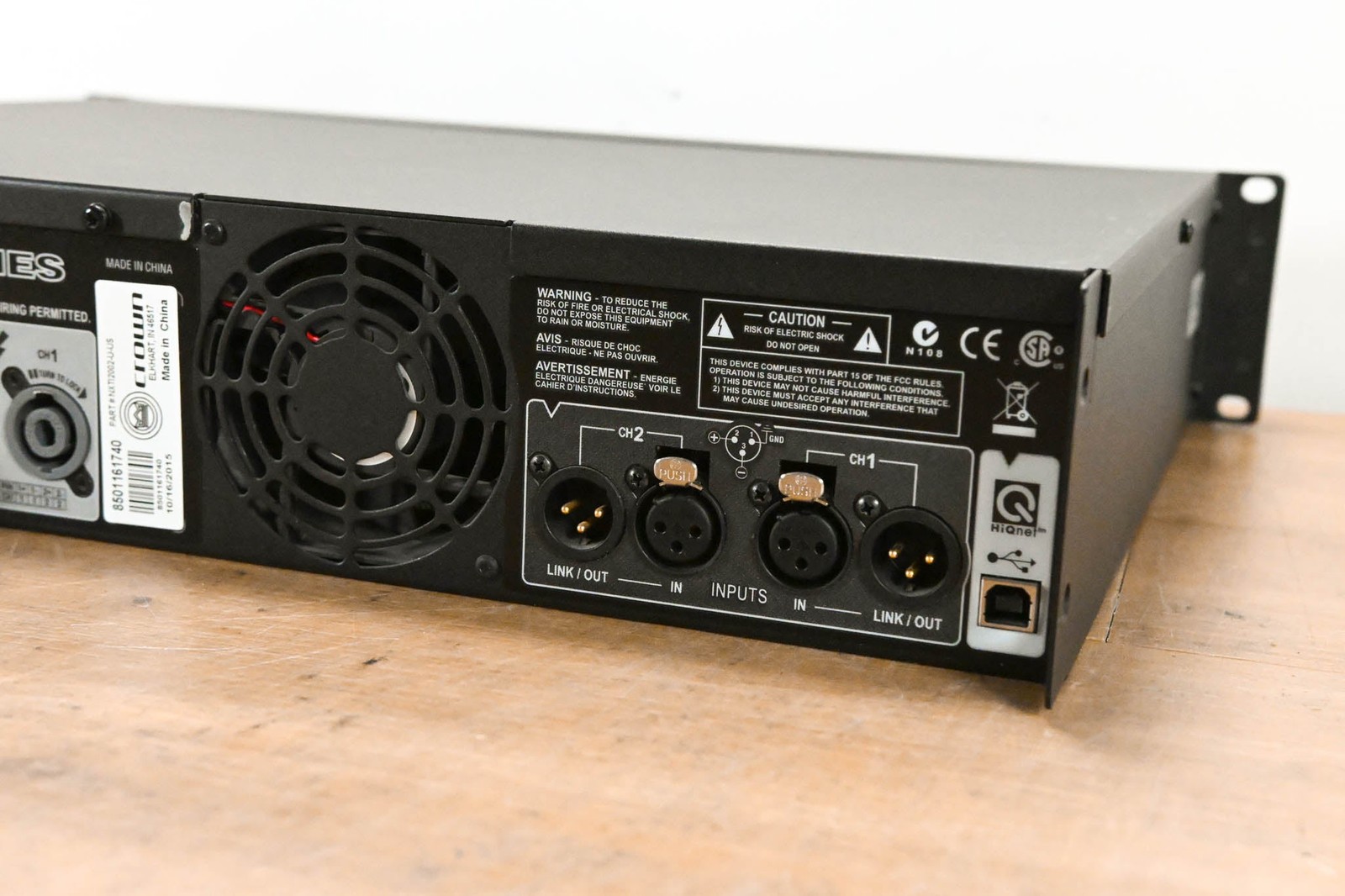 Crown XTi 2002 2-Channel Power Amplifier CG013CZ