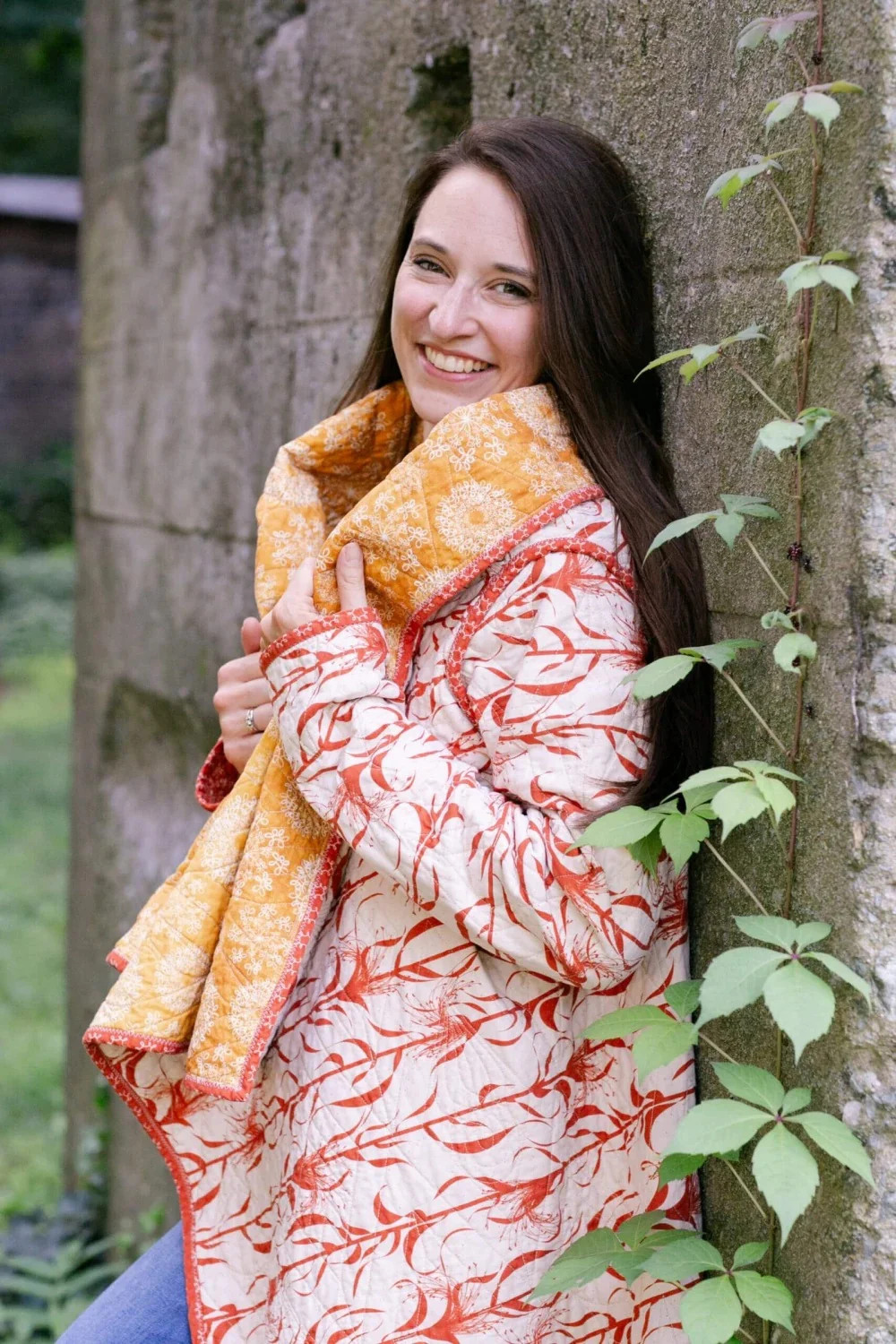 Cozy Cascade - Quilted Cardigan Pattern by Rachel Rossi