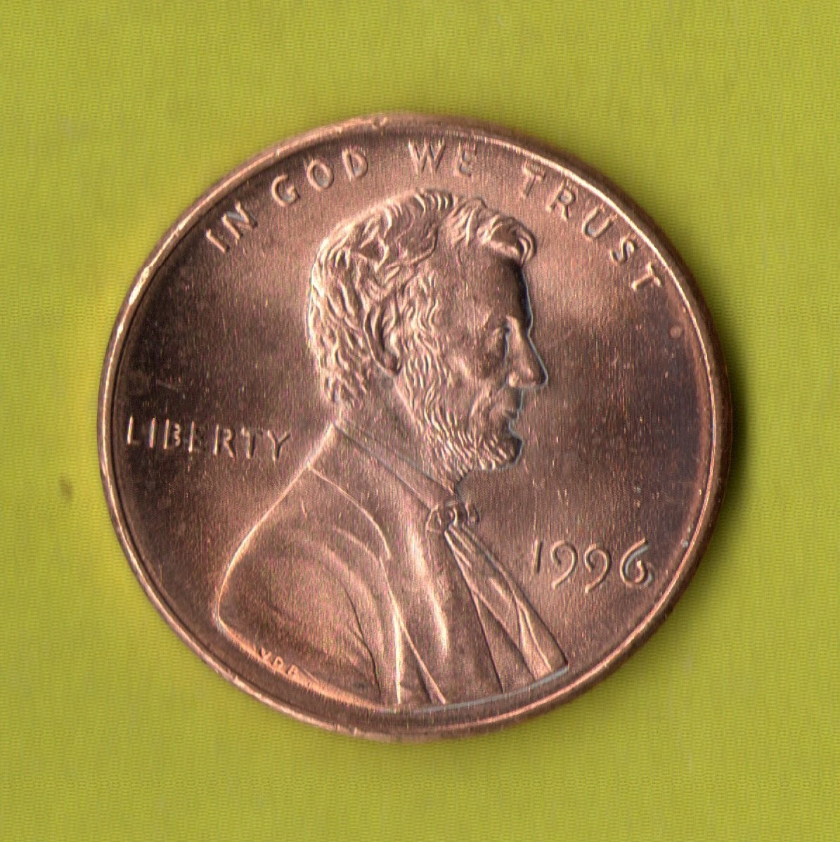 1996 P Lincoln Memorial Cent Uncirculated