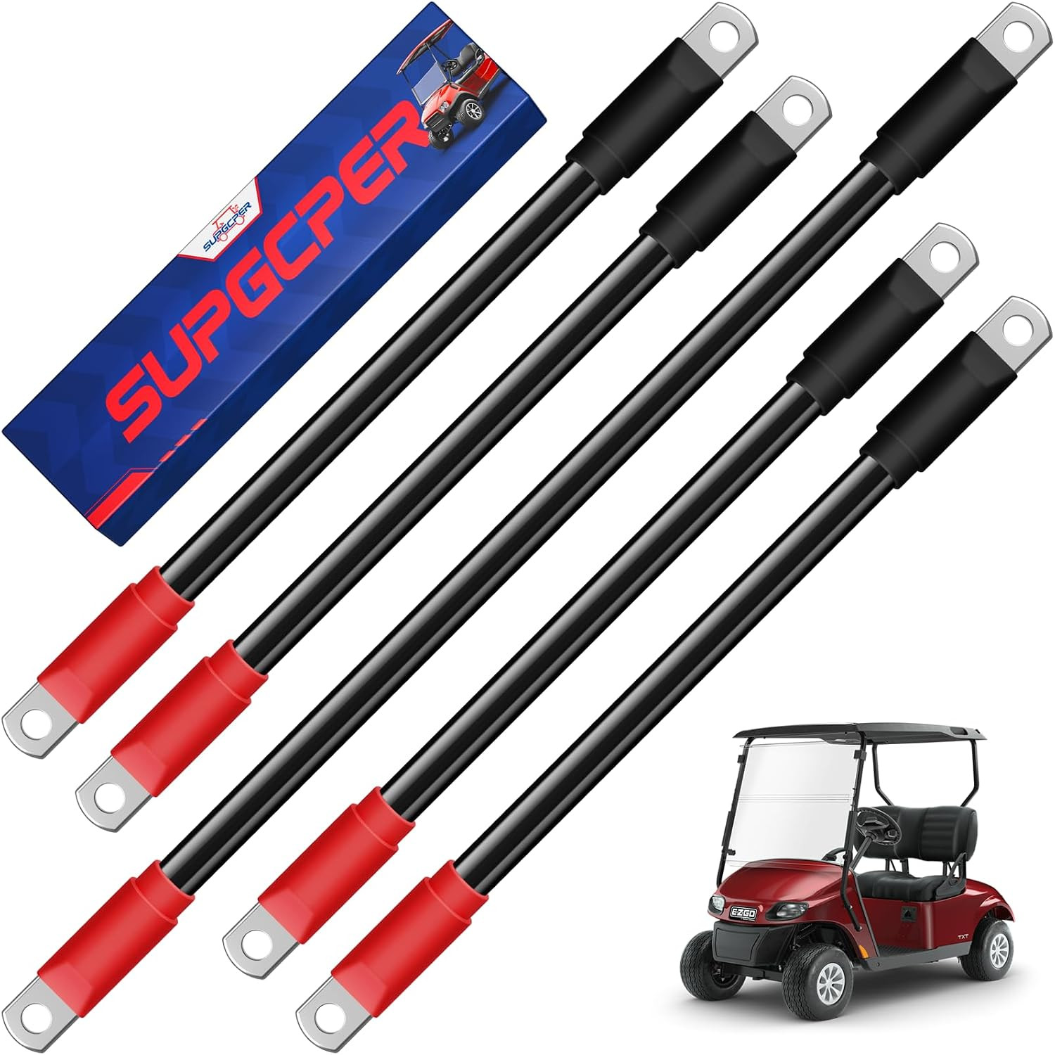 EZGO Battery Cables, Golf Cart Battery Cables Set Compatible with EZGO TXT 36V a