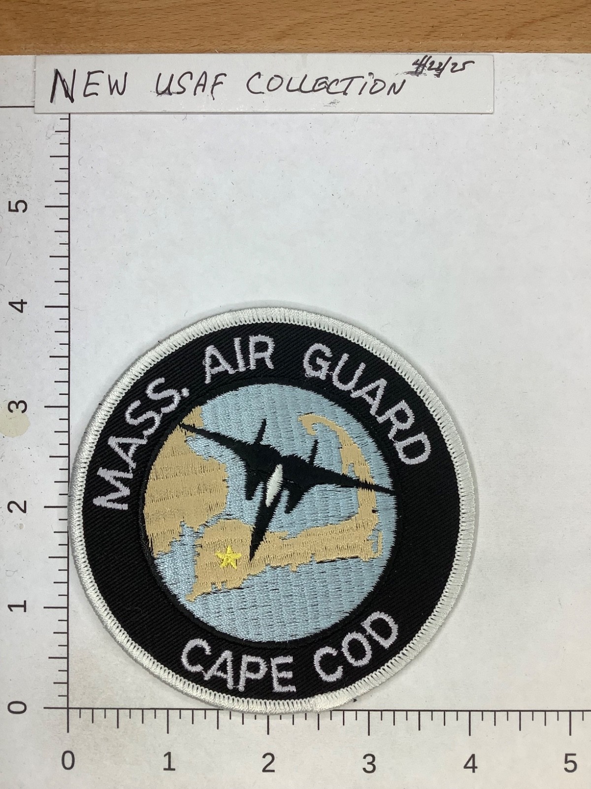 USAF MASSACHUSETTS AIR GUARD CAP COD SQUADRON PATCH
