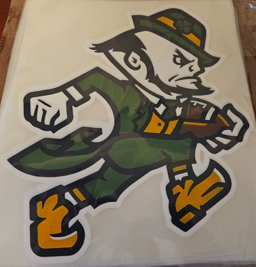 Notre Dame Fighting Irish Huge 12" DTF Heat Transfer Iron On FREE Shipping (AB5)