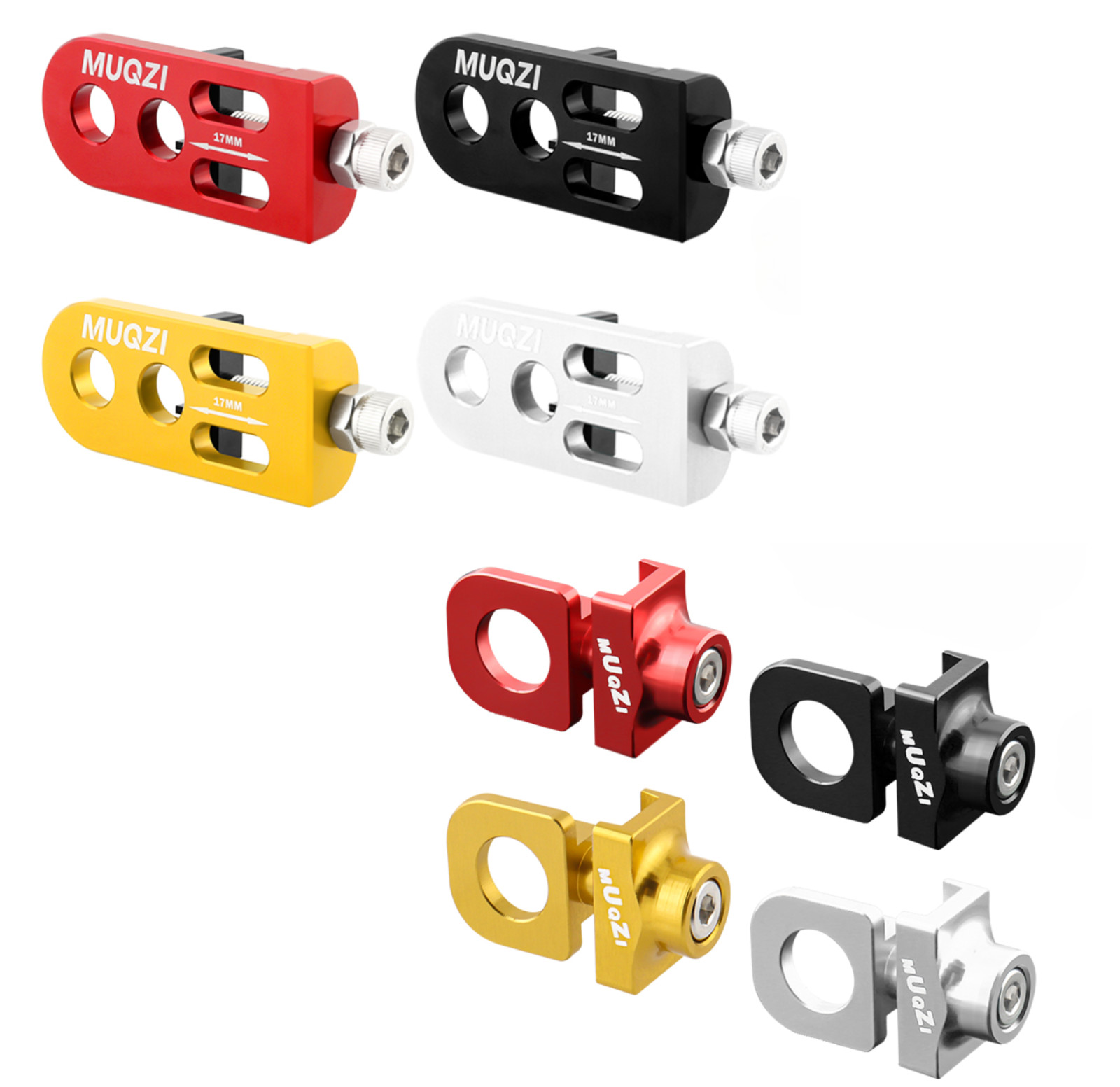 Bike Chain Tensioner Alloy Adjustable Bicycle MTB Fixie Folding BMX Single Speed