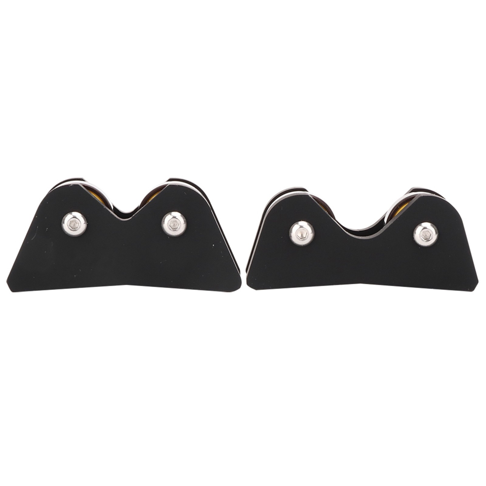 2pcs Pool Cue Straightness Checker Roller Detector
