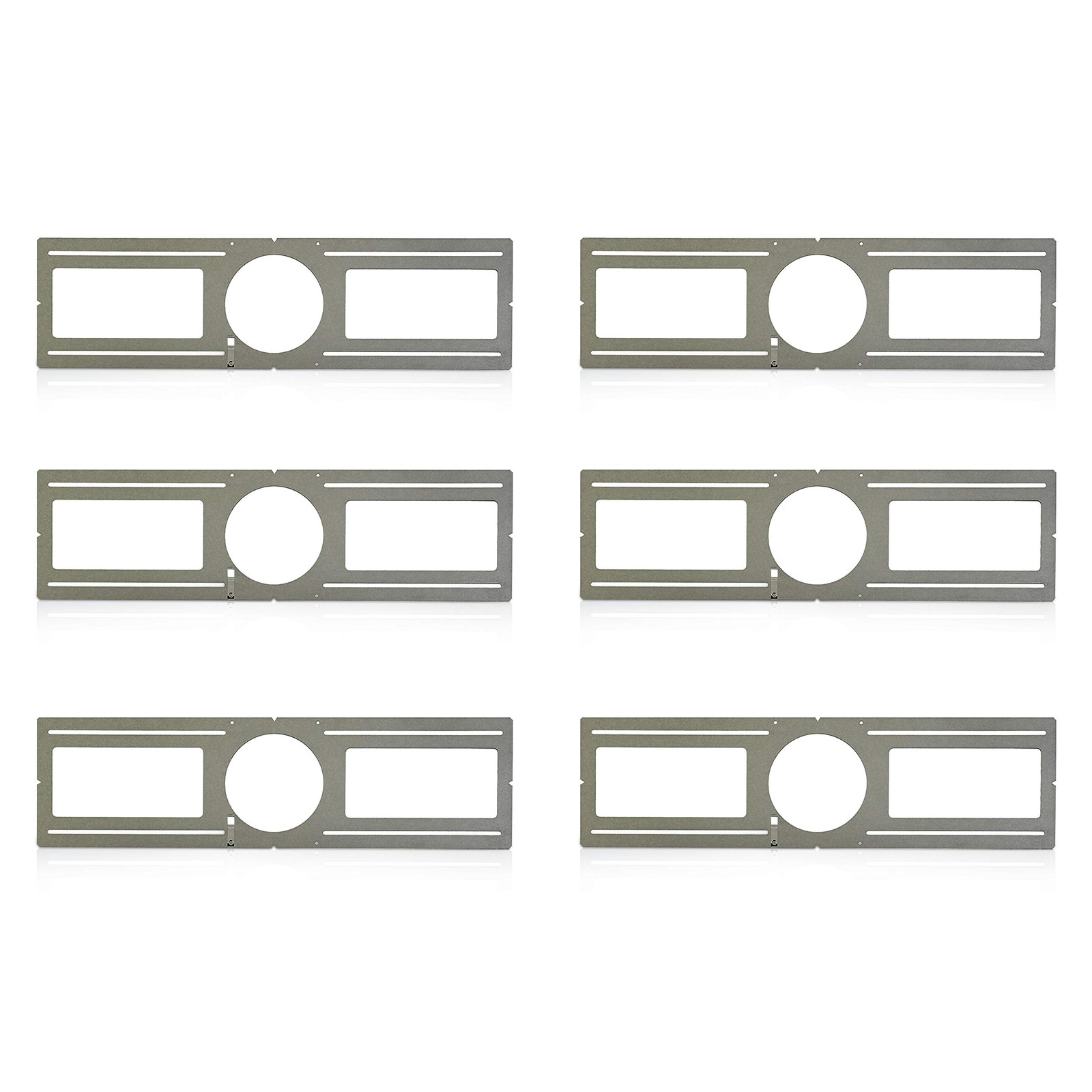 OHLECTRIC 6 Pack – New Construction Mounting Plate for 6 6-1/4" Hole, Steel