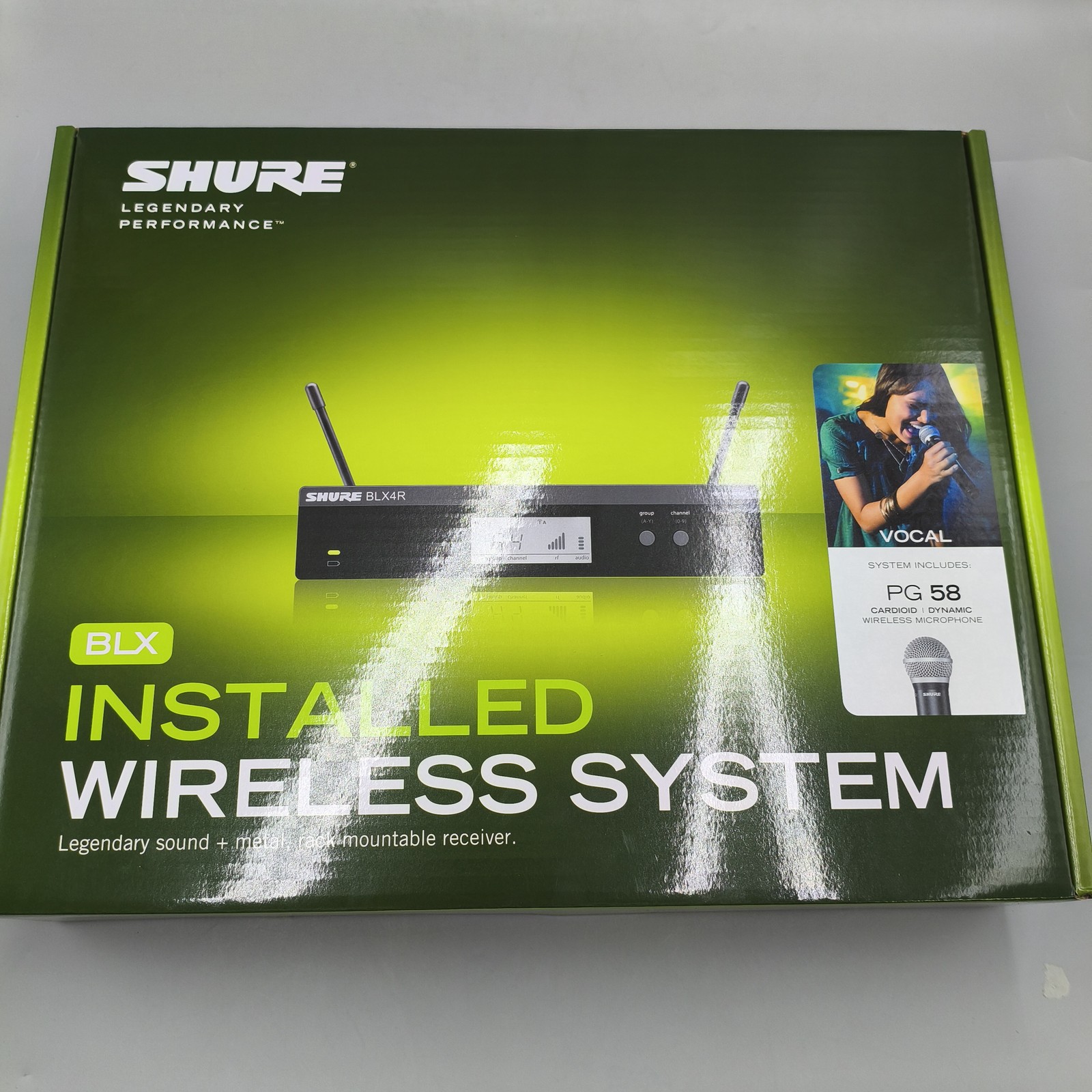 New Blx4R/Pg58 Wireless Microphone System H9 Band