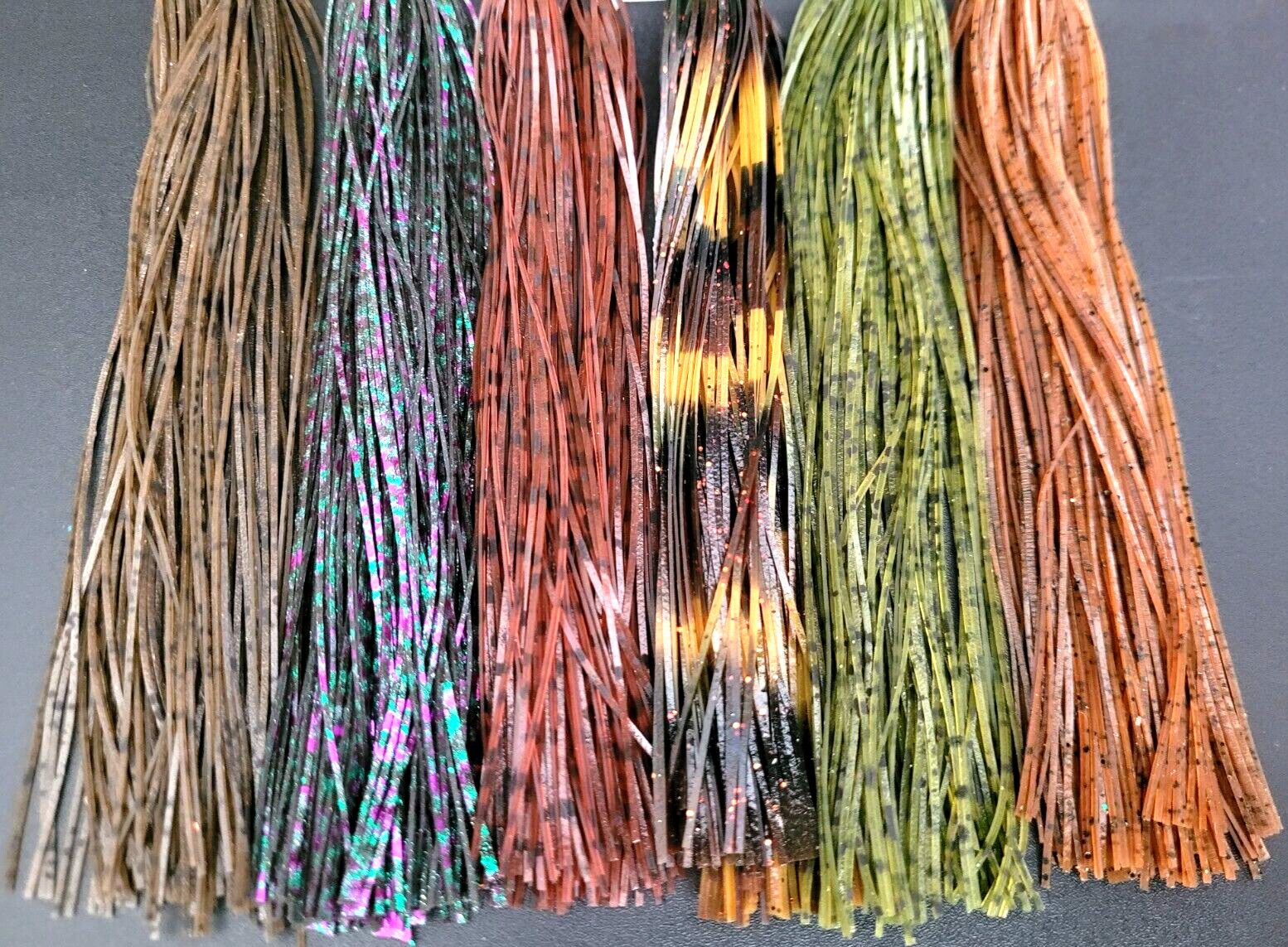 RUBBER SILICONE LEGS - Fly Tying Materials - 6 COLORS - Sili Legs - NEW