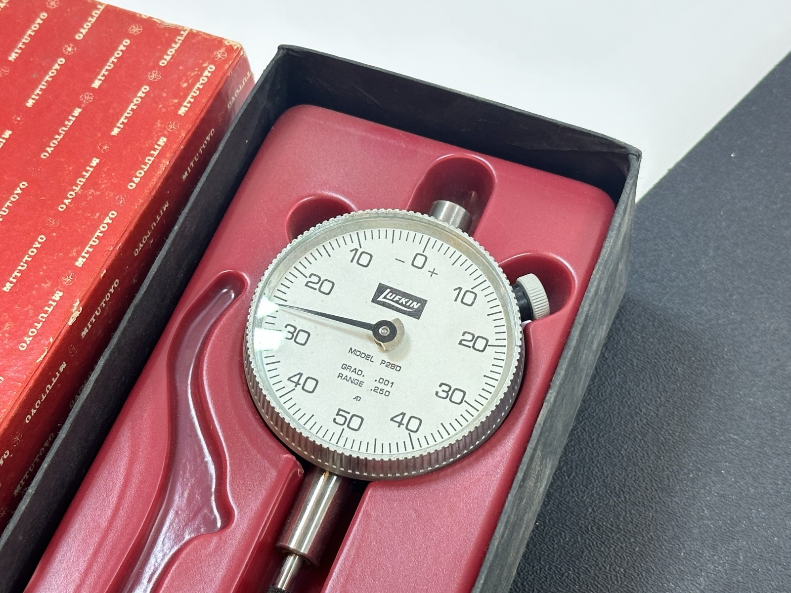 Lufkin Dial Indicator, Model P28D, GRAD .001 & Range .250