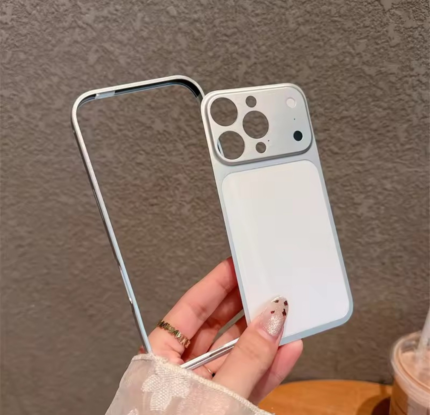 Convert iPhone in To iPhone 17 PRO Max Back Protector and Side Border Cover