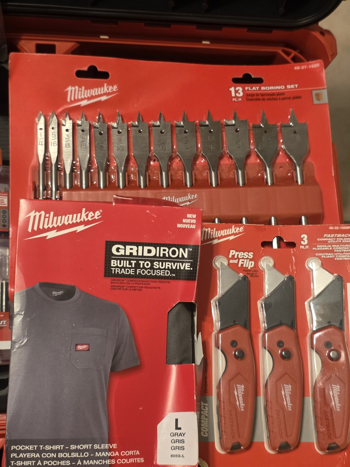 Milwaukee M18 Cordless 6 Tool/Packout, 12 accessories Combo Kit