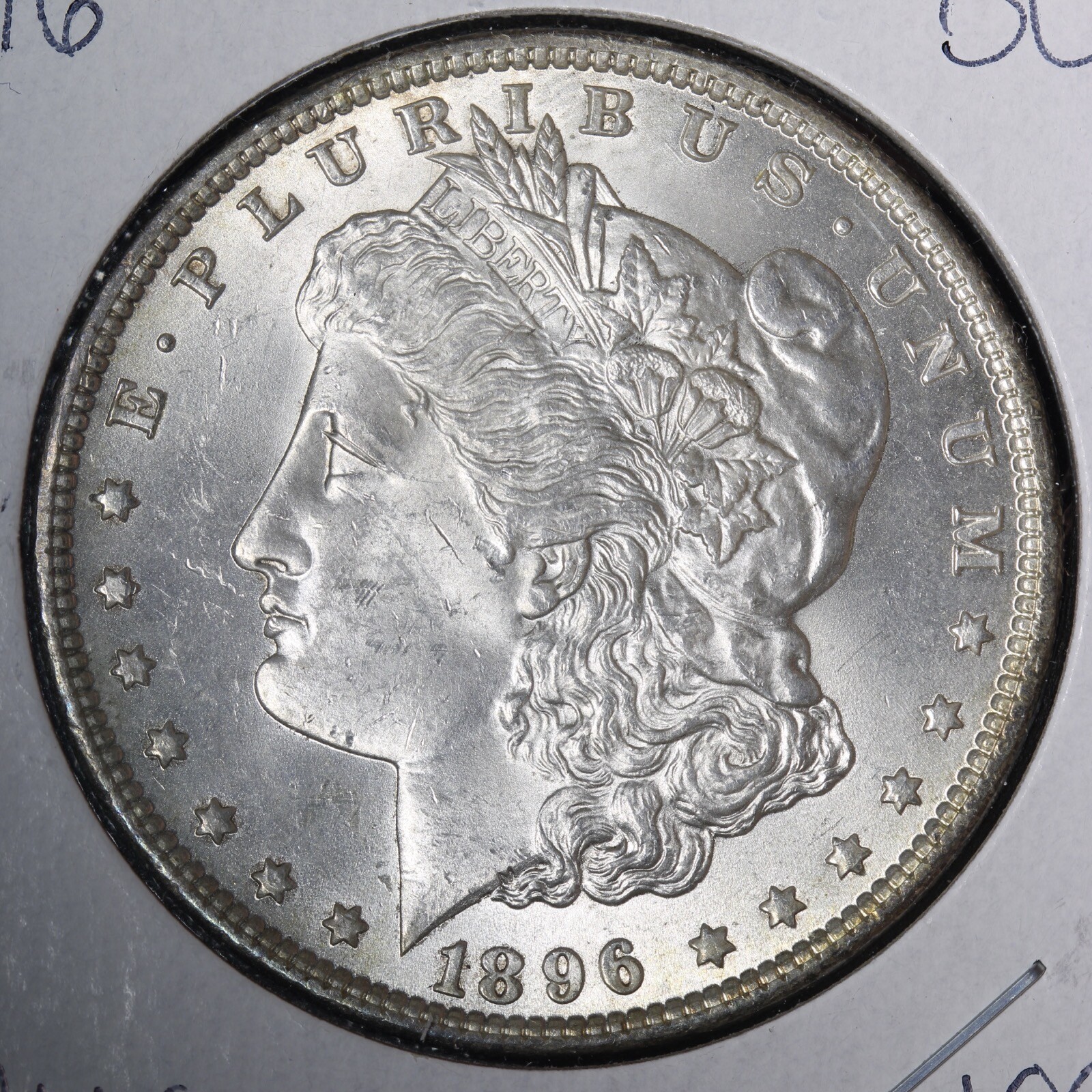 1896 Morgan Silver Dollar CHOICE BU *UNCIRCULATED* MS E345 WAMX
