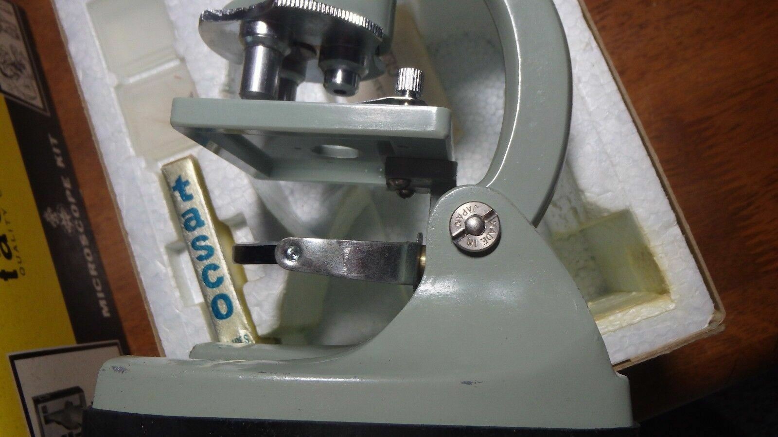 Vintage Tasco Microscope # 300XM #990-5 JUNIOR Microscope Kit