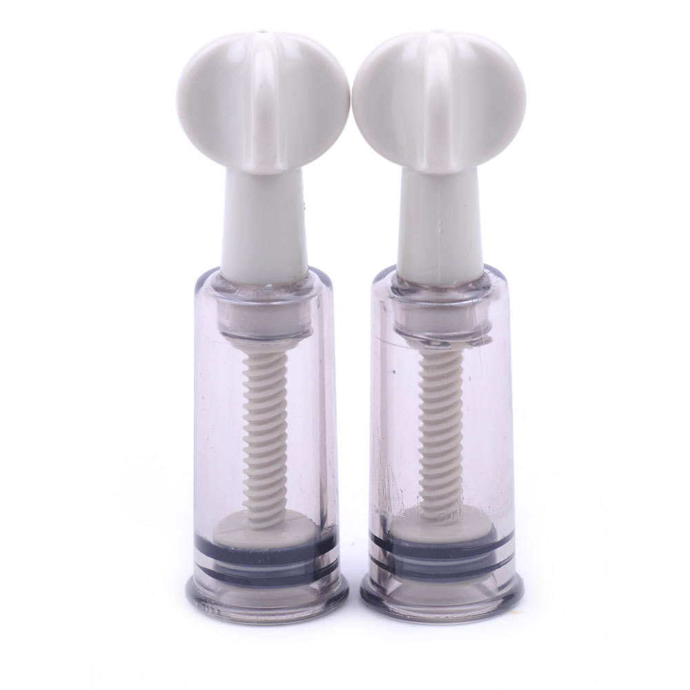 Twist Up Nipple Breast Suckers Suction Pump Play Enlarger BDSM Bondage AZ9004