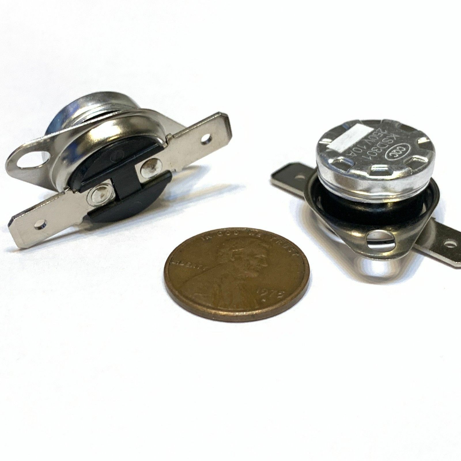 2 Pieces N/C 150ºC 302ºF normally closed Thermal  Thermostat switch KSD301 A24
