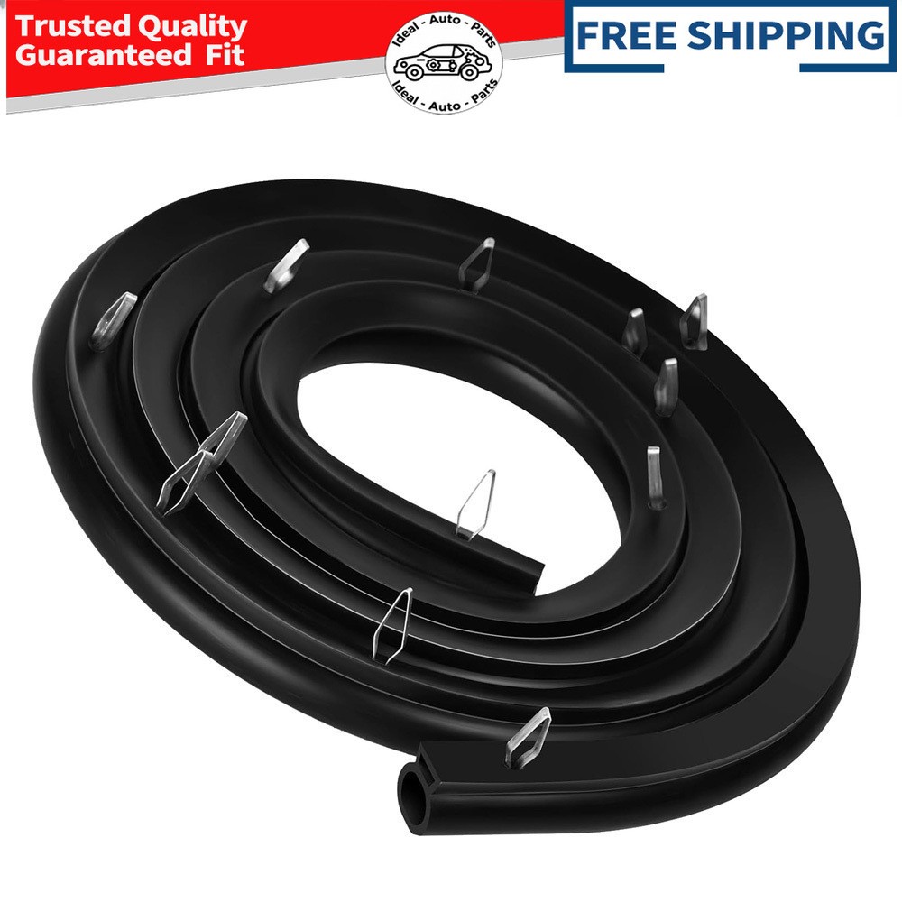 316239700 Range Oven Door Seal Gasket with 12 Mounting Clips Frigidaire Kenmore