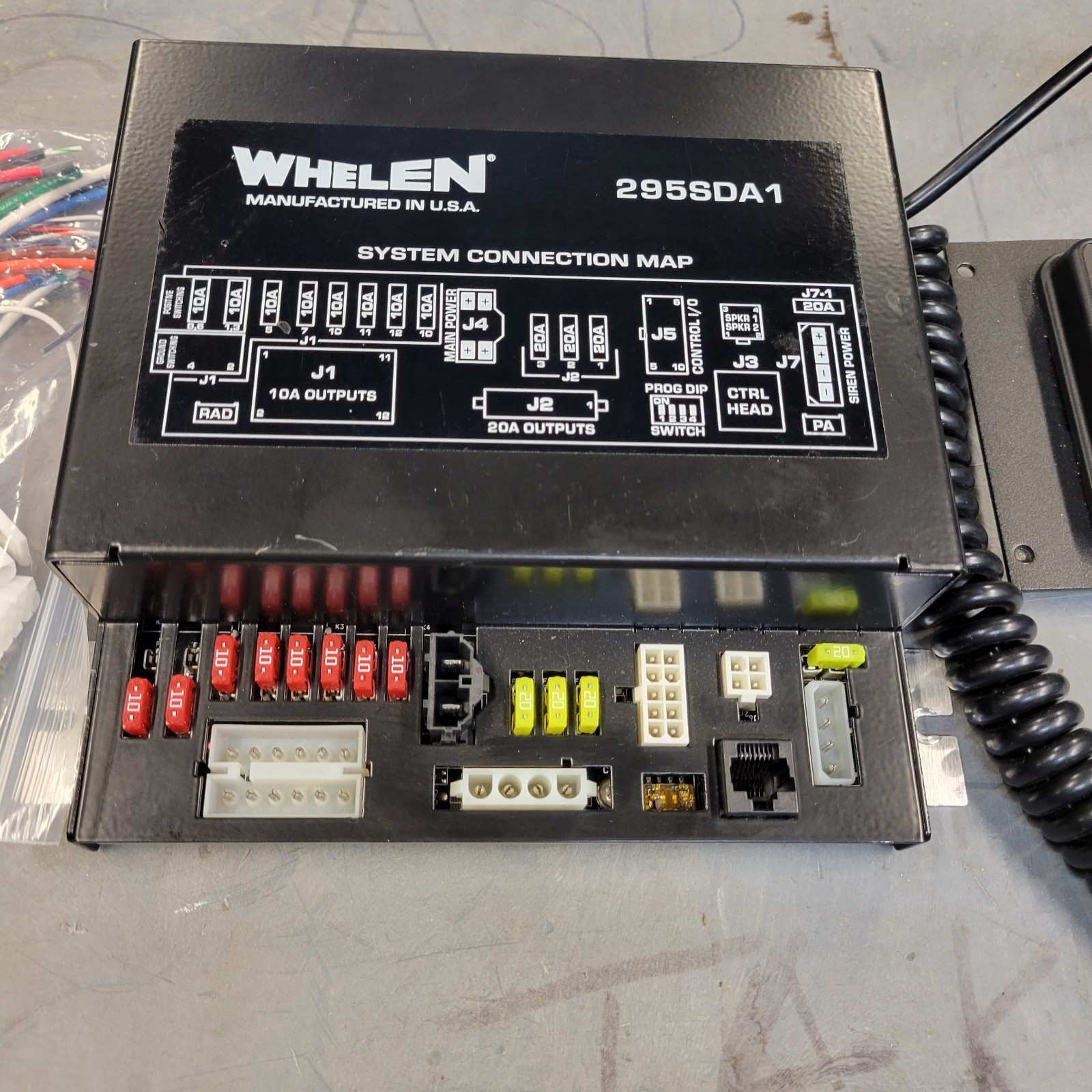 WHELEN 295SDA1  PA AMP ONLY   TESTED WORKS PERFECTLY