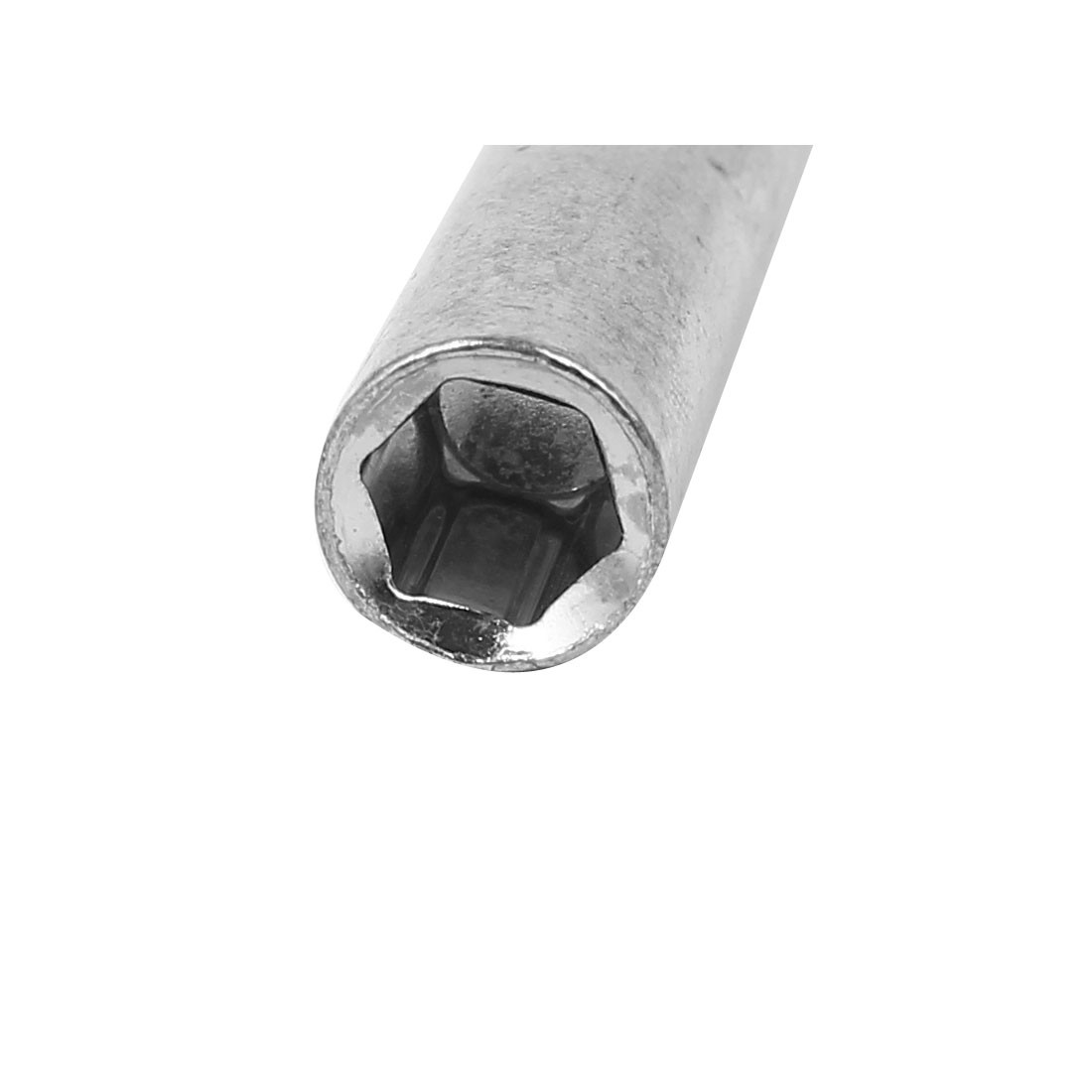 1/4" Hex Shank Metal Magnetic 6.5mm Socket Nut Driver Gray 100mm New